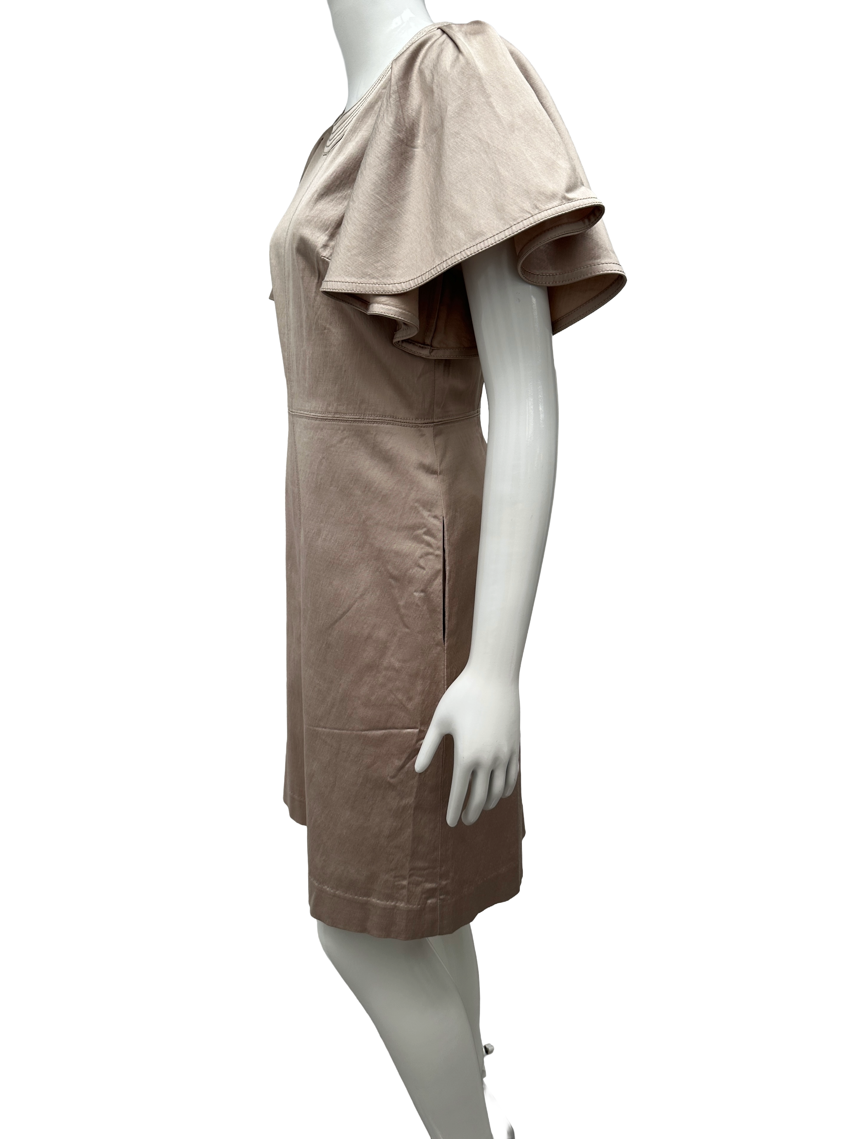 Banana Republic gold short dress - size 34