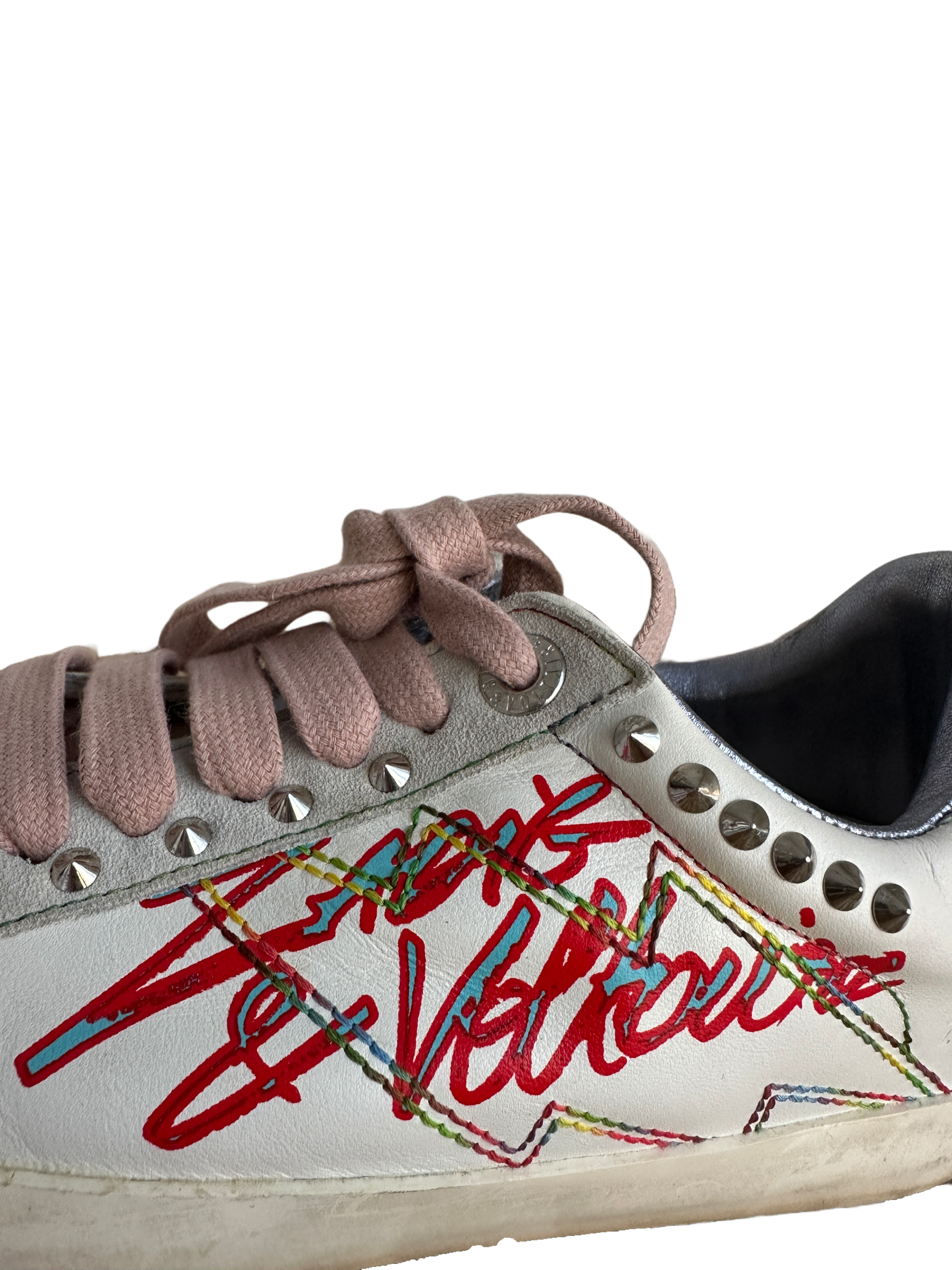 Zadig&Voltaire white sneakers - size 37