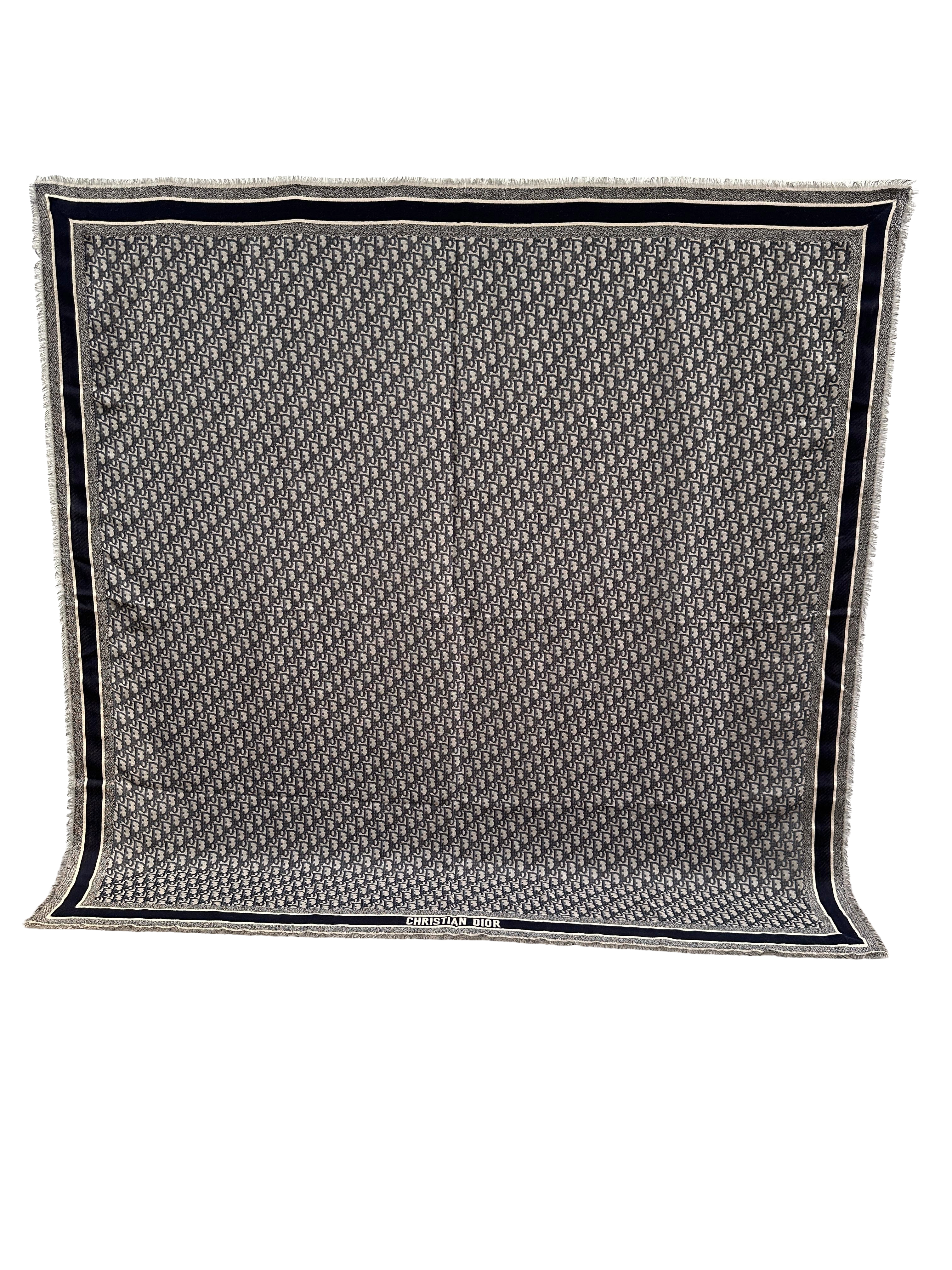 Dior oblique jacquard shawl