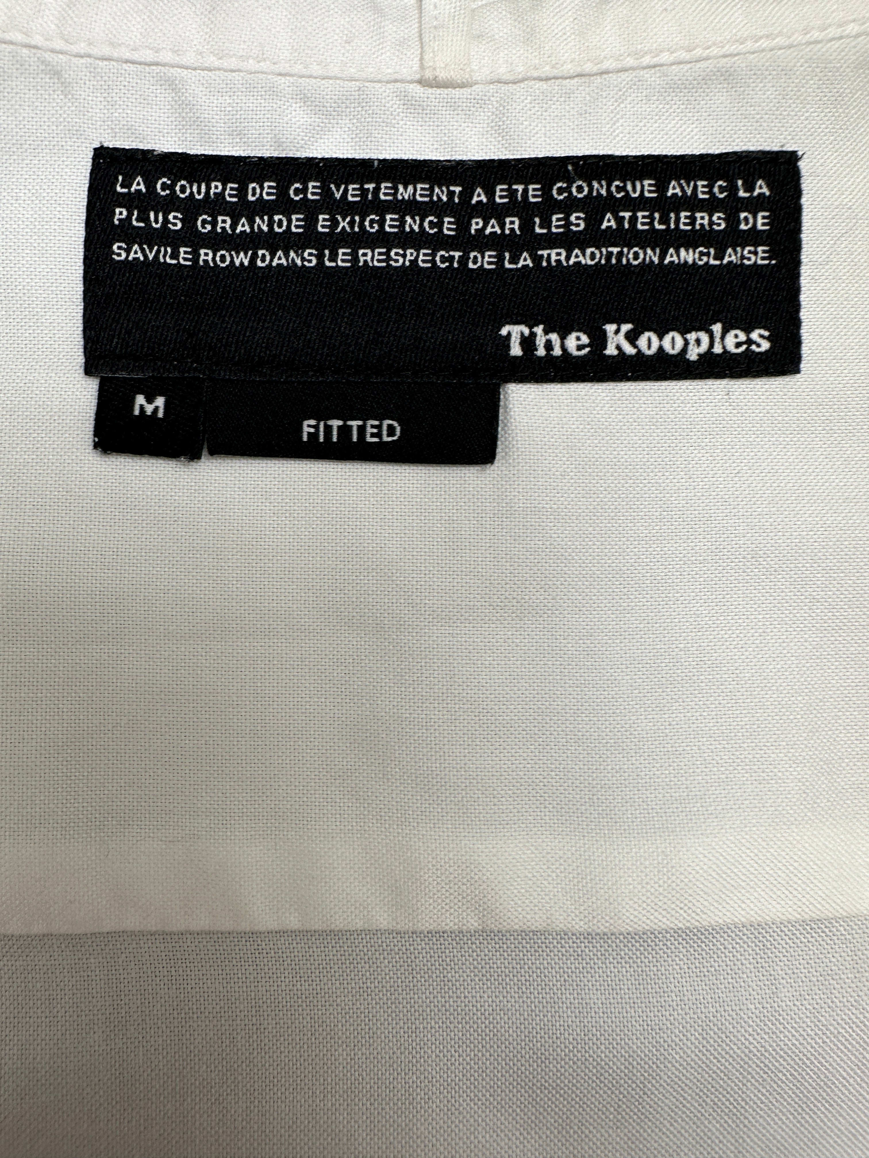 The Kooples white band collar shirt - size M