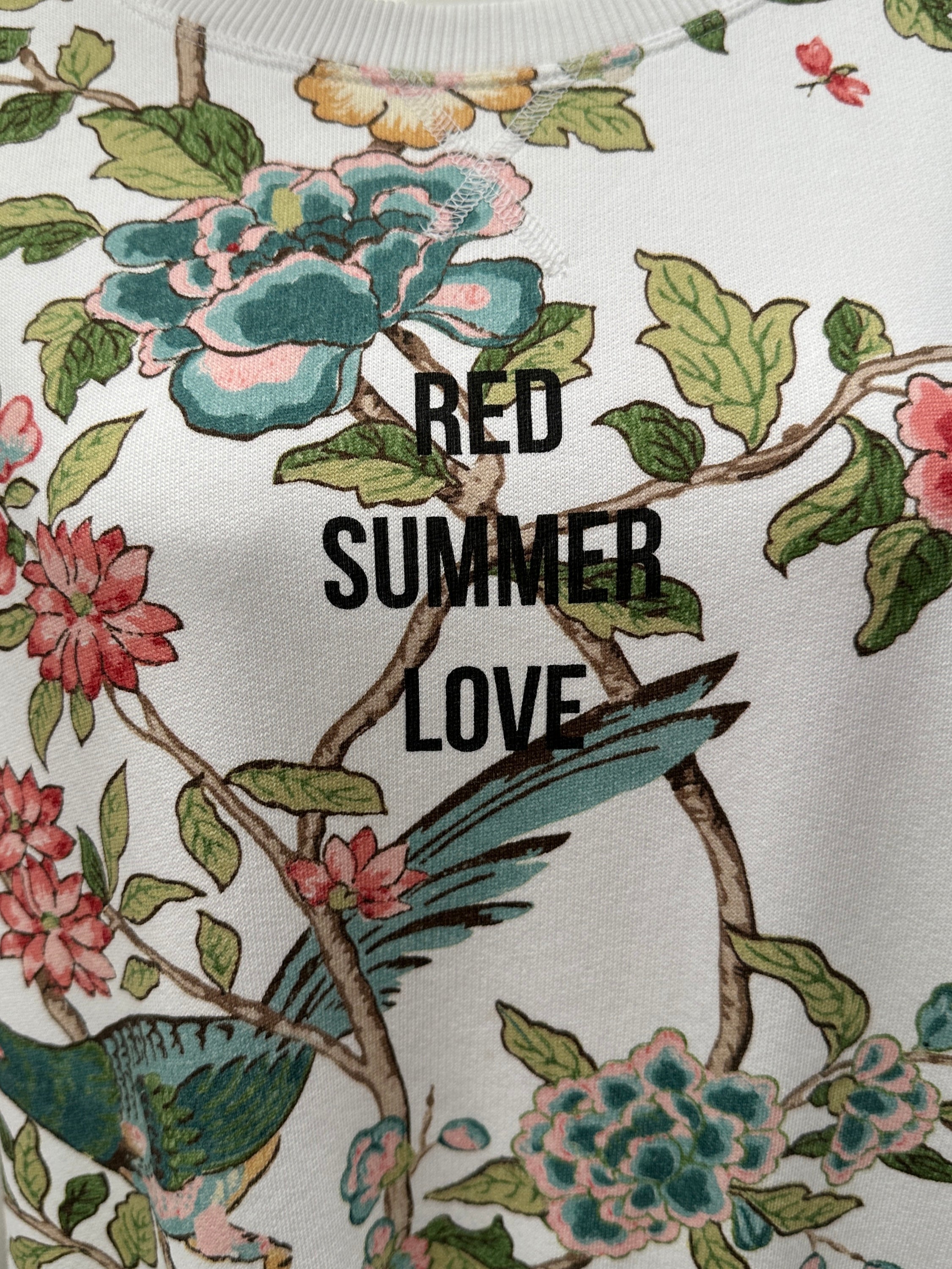 Red Valentino sweater dress with floral details - size 36