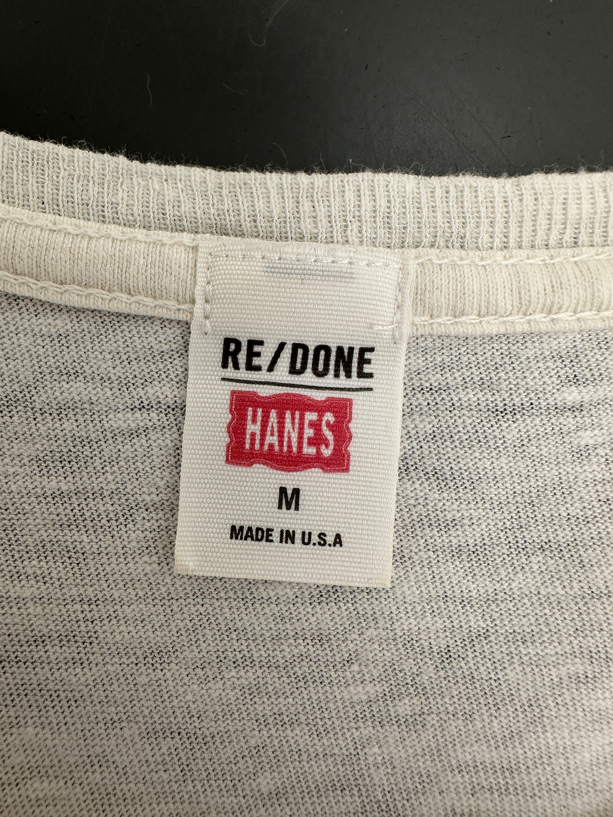 Re/Done white "I love you" - size 38