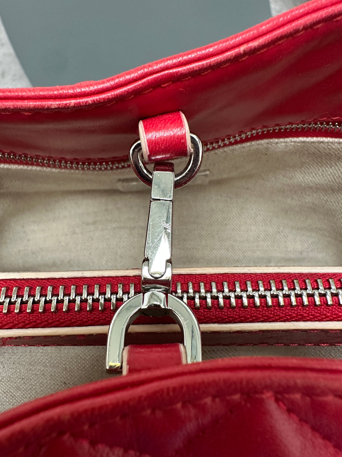 Carolina Herrera red shoulder bag