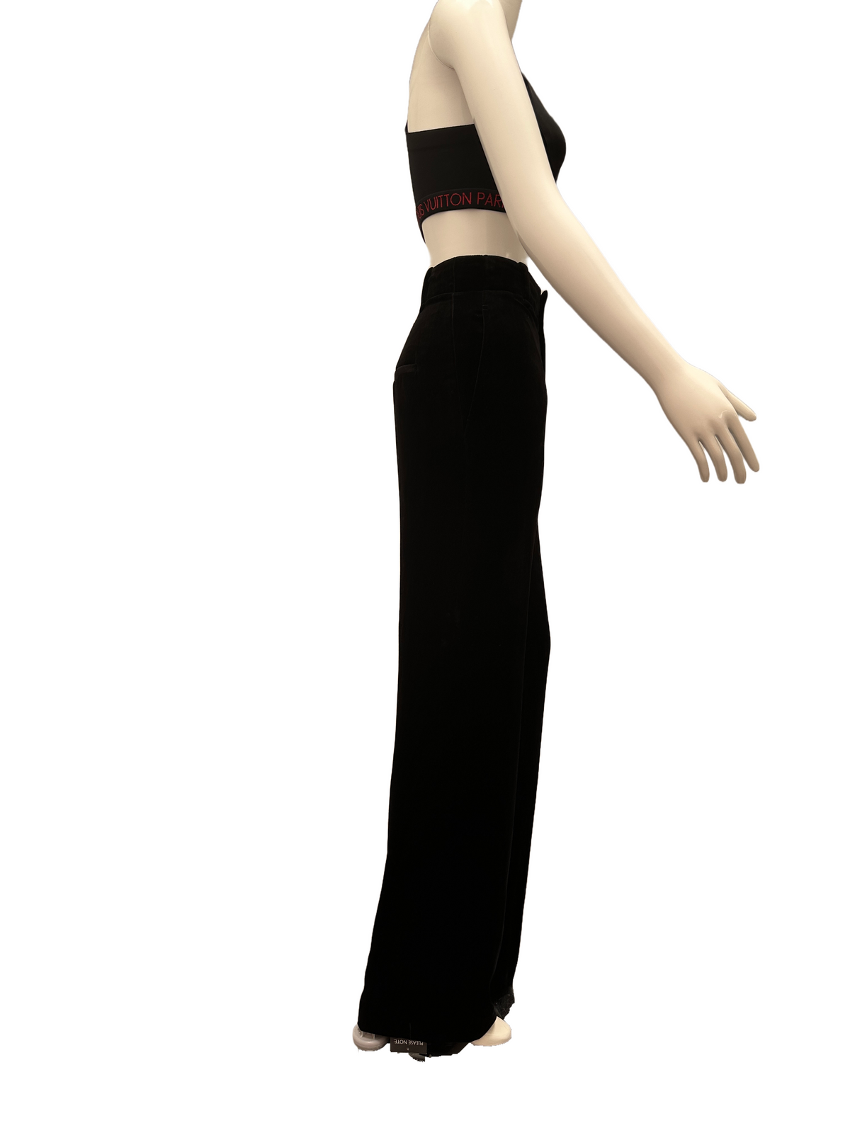 Vince black velvet pants - size 32