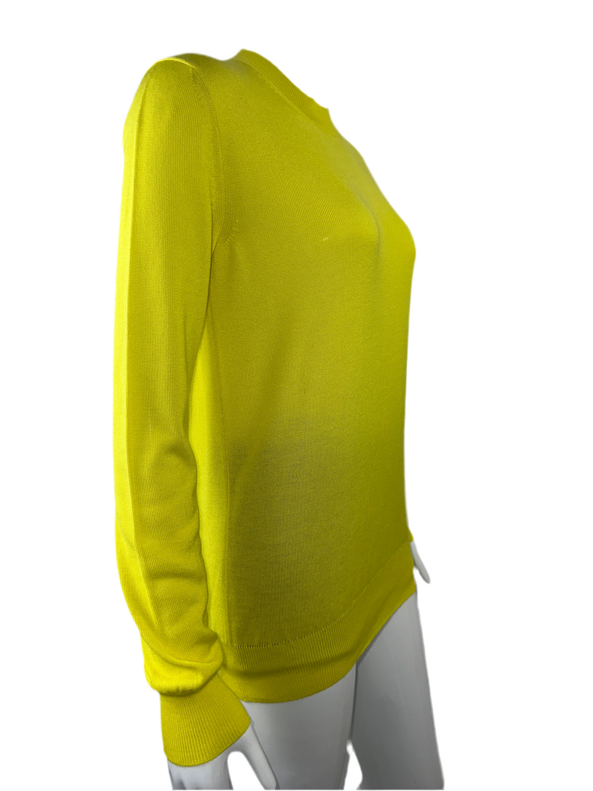 Louis vuitton yellow sweater with open back - size 34