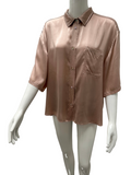 Forte_forte pink satin shirt - size 38