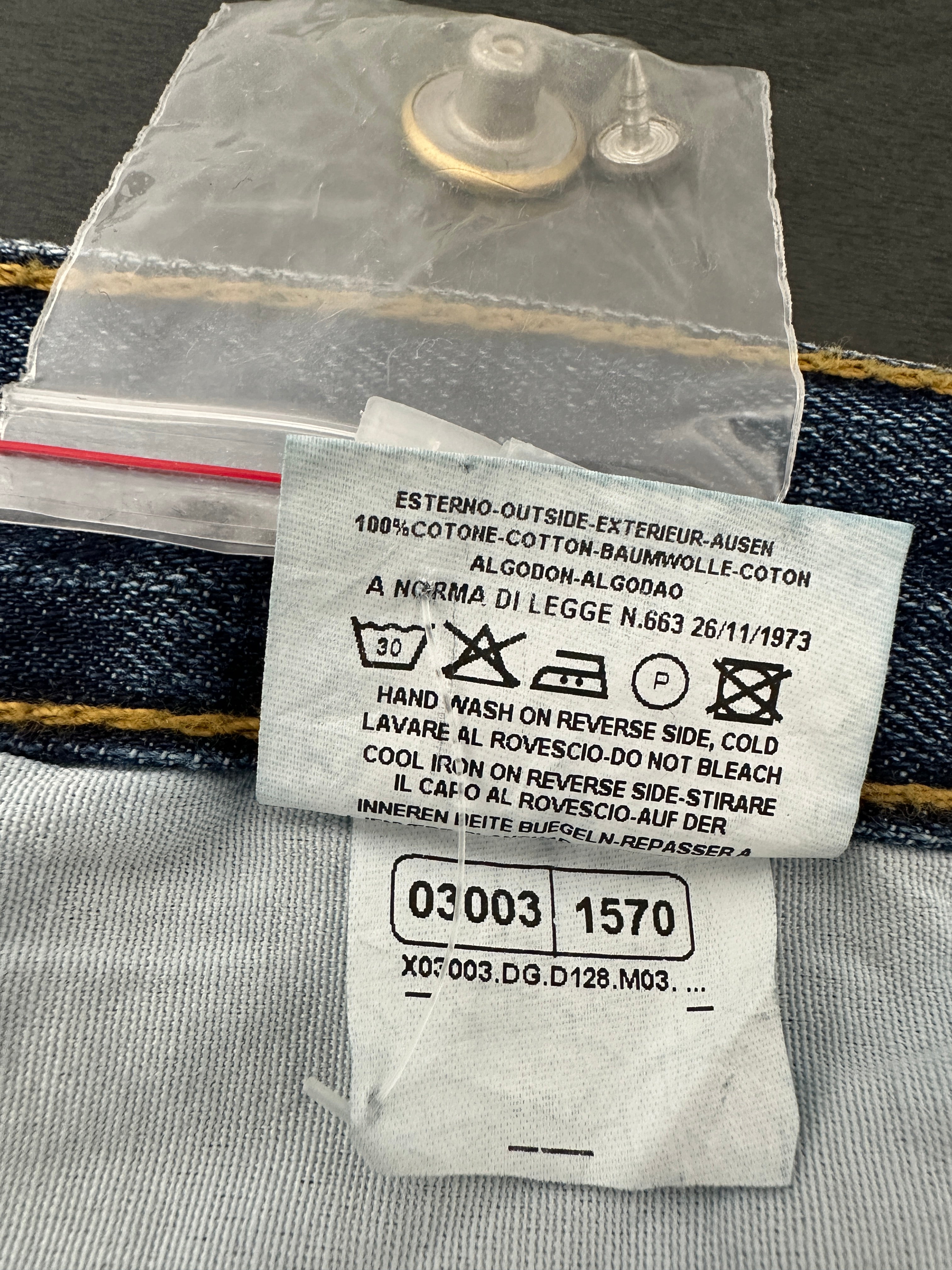 Dolce & Gabbana jeans with gold details - size W30