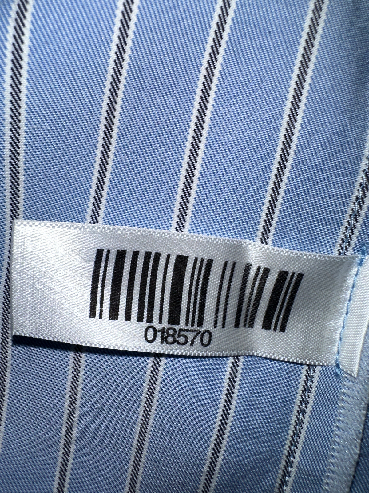 Ba&sh blue striped shirt with silver buttons - size 36