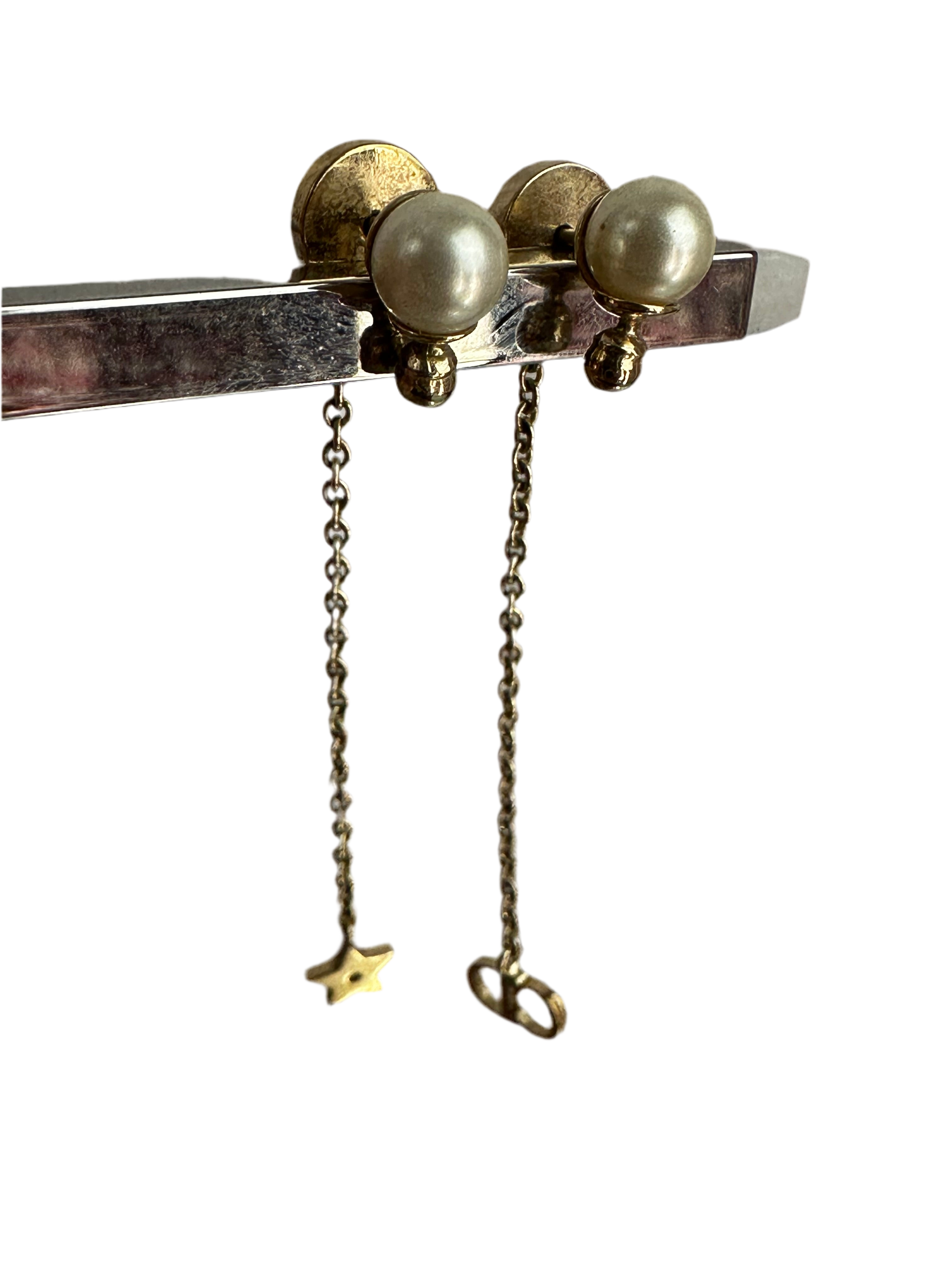 Dior star initial street style chain earring
