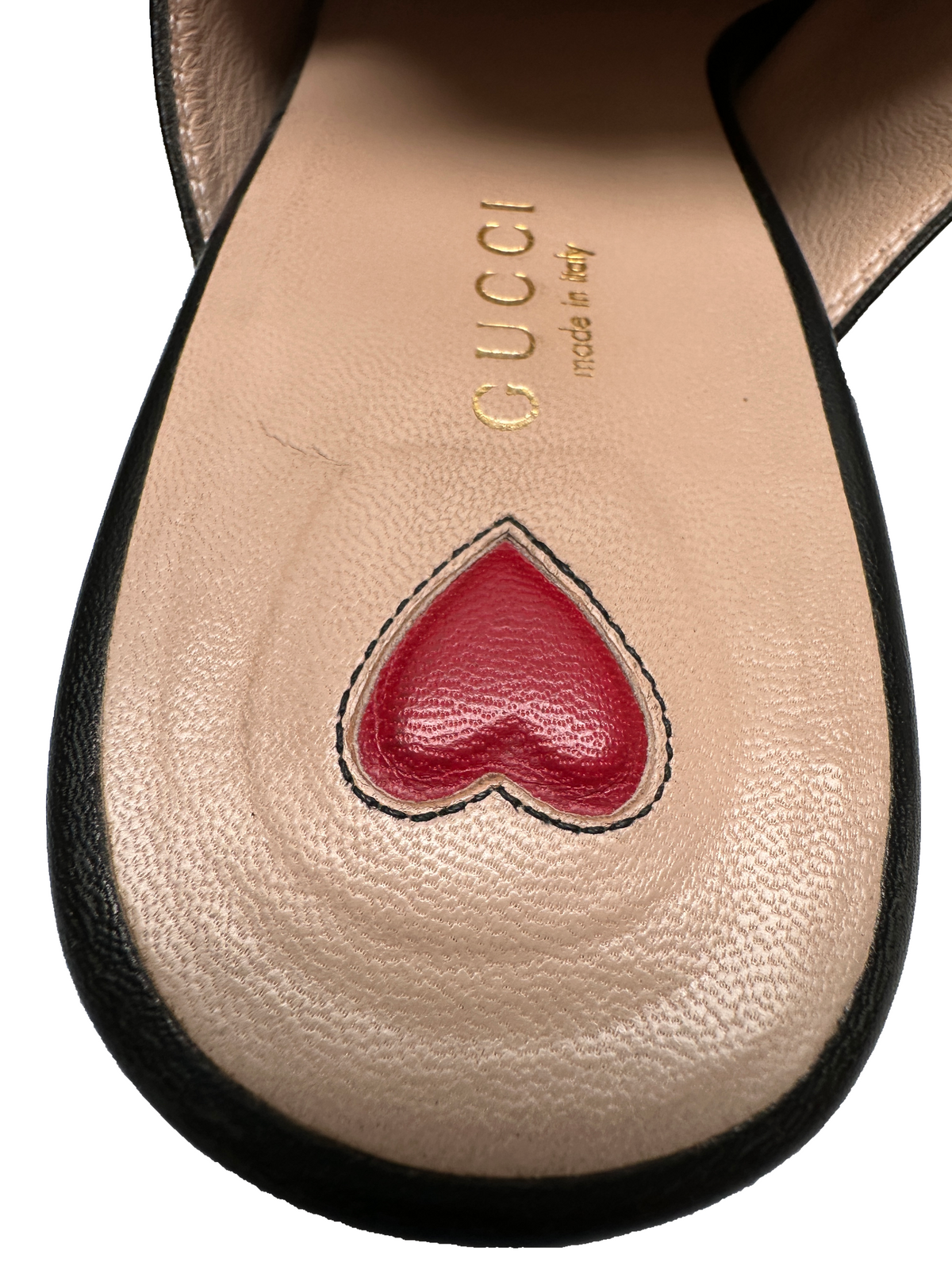 Gucci Princetown black mules - size 38