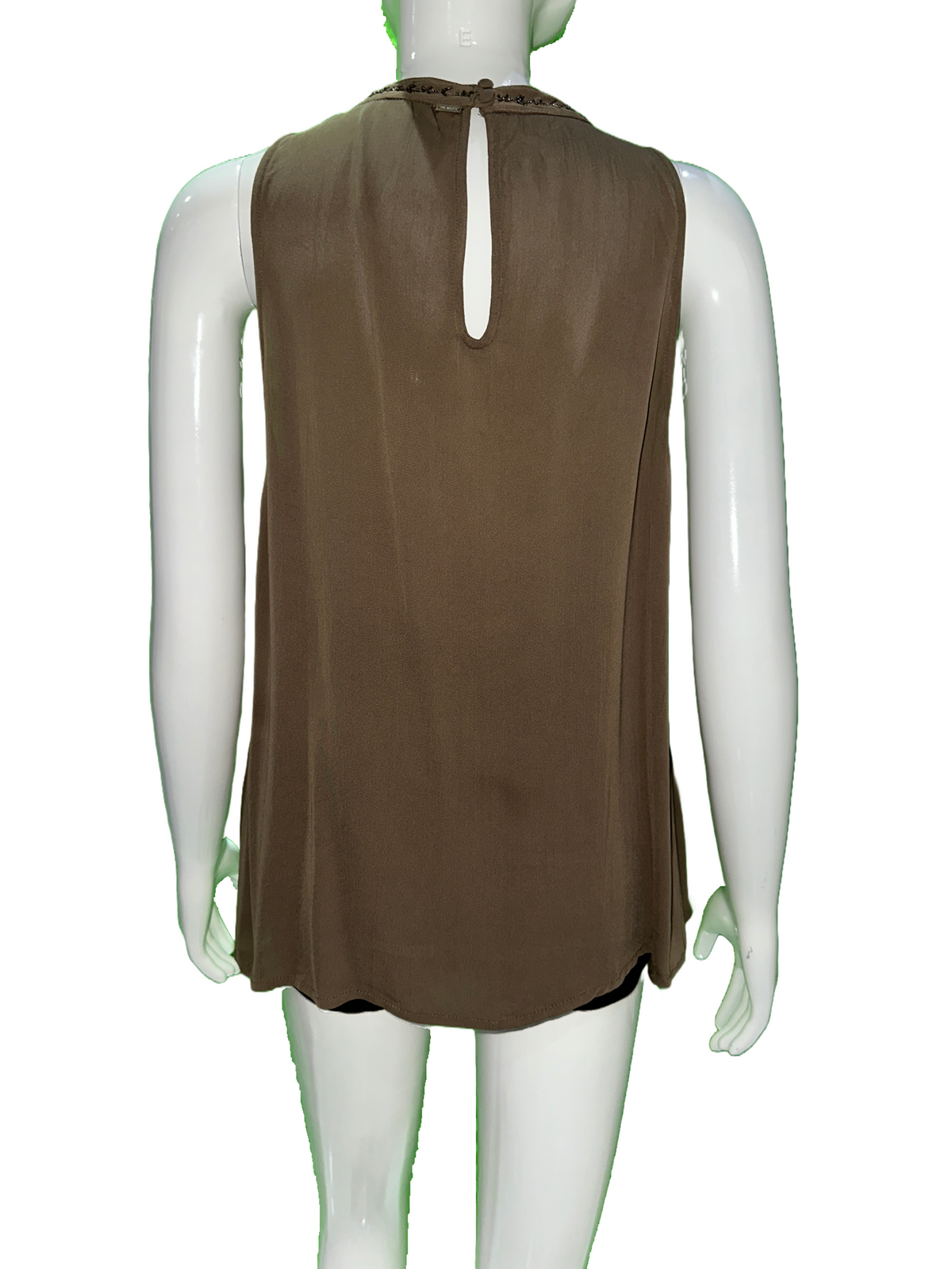 IKKS brown fringe top - size 38