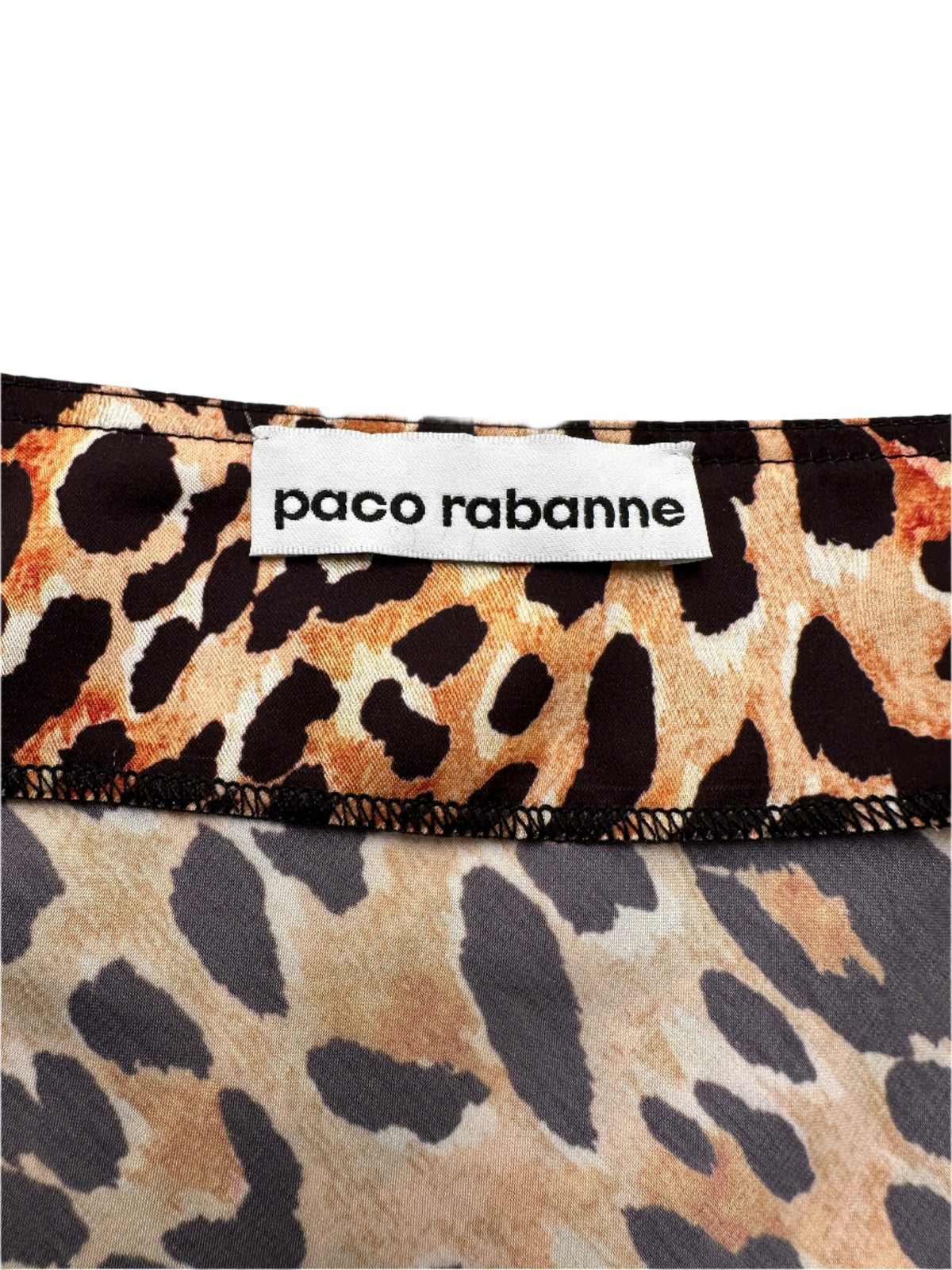 Paco Rabanne leopard skirt - size 38