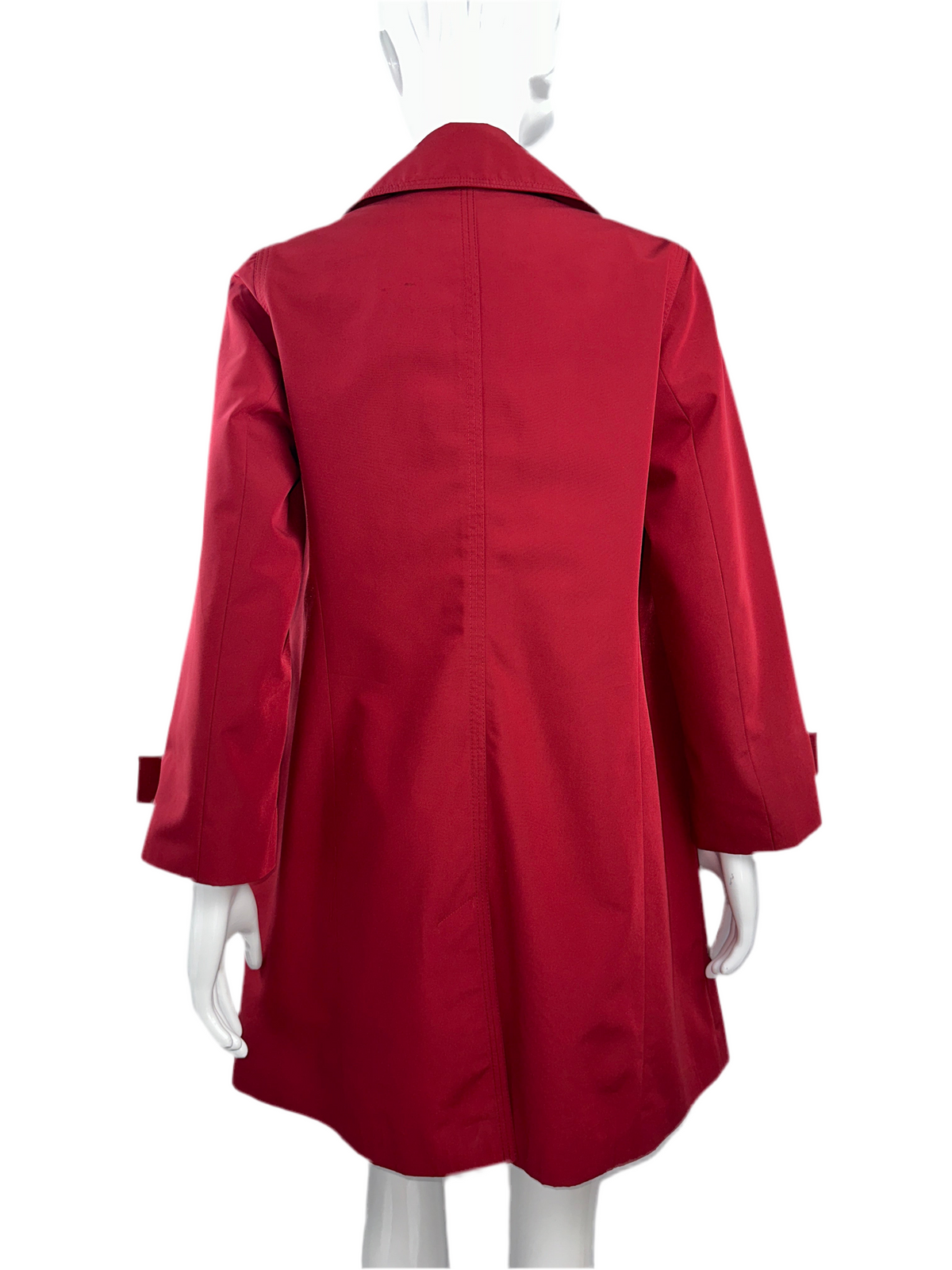 Gerard Darel red trench coat with waist belt - size 36