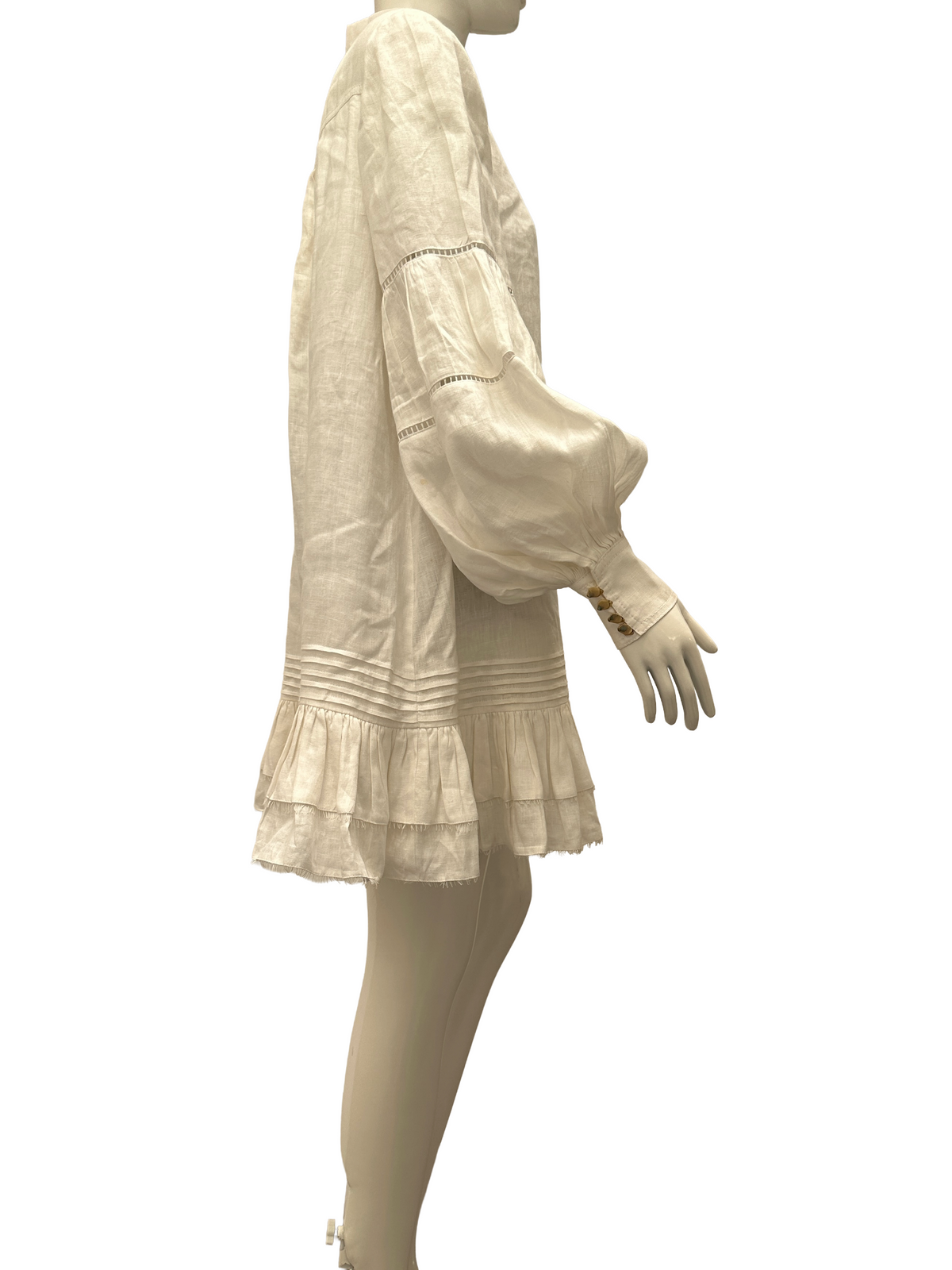 AJE lotus shirt minidress - size 36