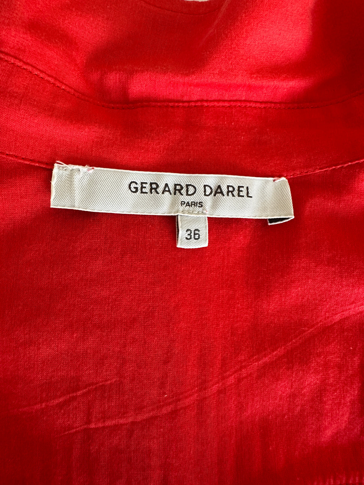 Gerard Darel red shirt - size 36