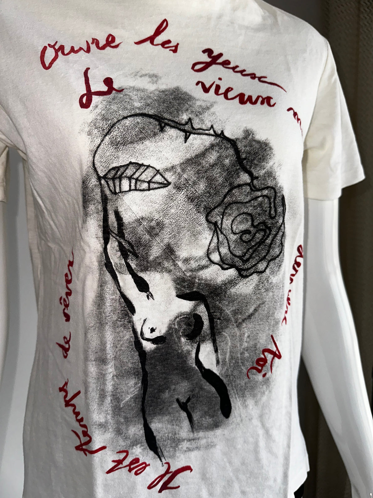 Dior tee shirt “ouvre les yeux” - size 36