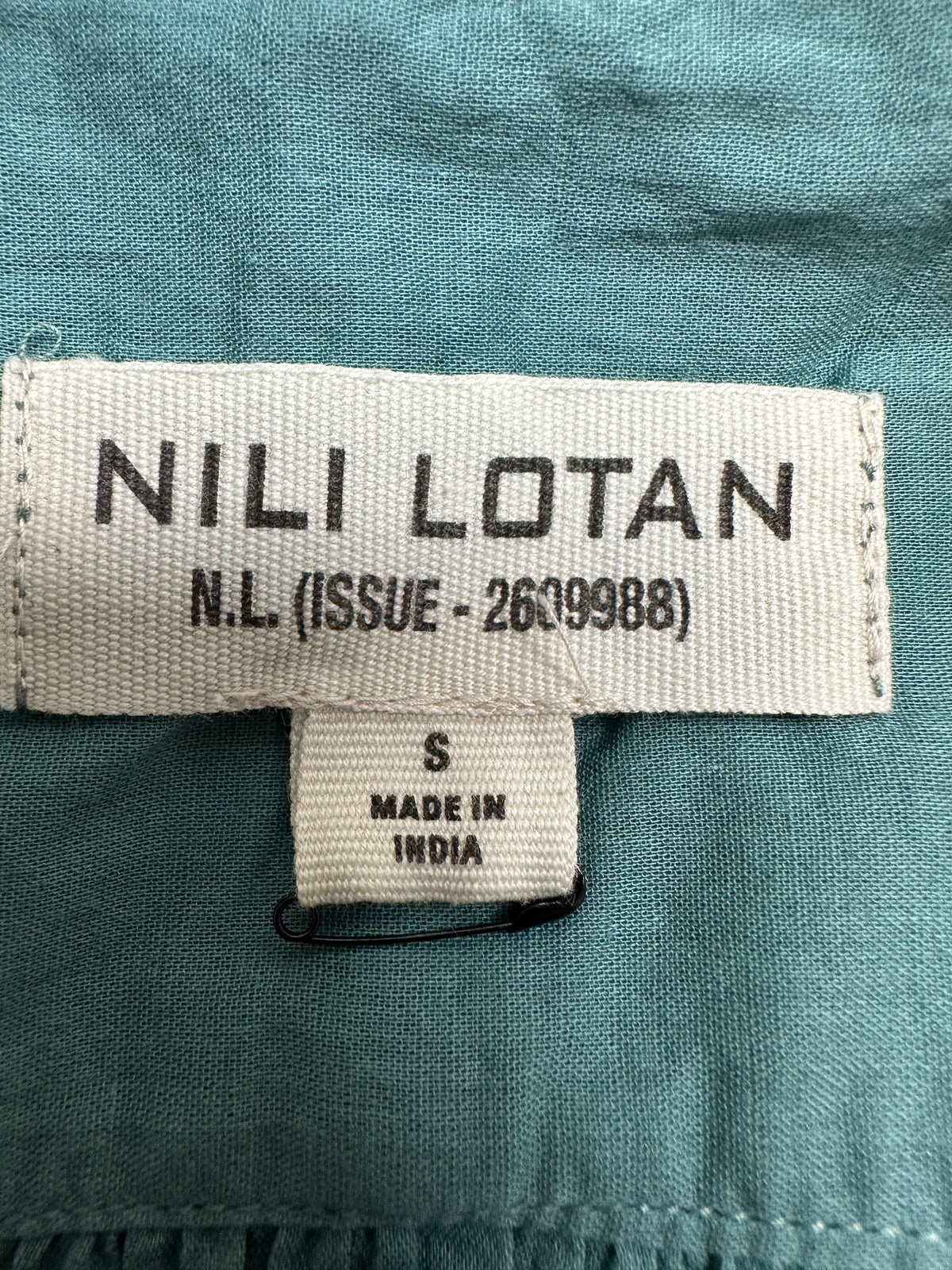 Nili Lotan duck blue blouse - size 36
