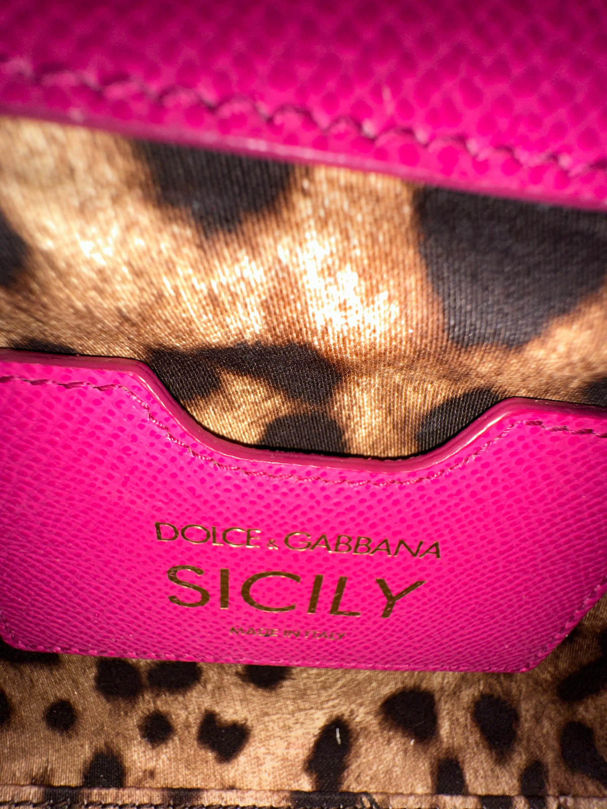 Dolce & Gabbana medium pink Sicily