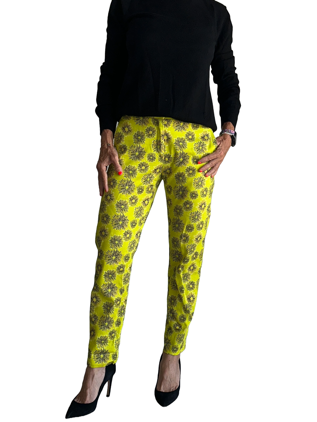 Piazza Sempione straight pants with fireworks - size 38