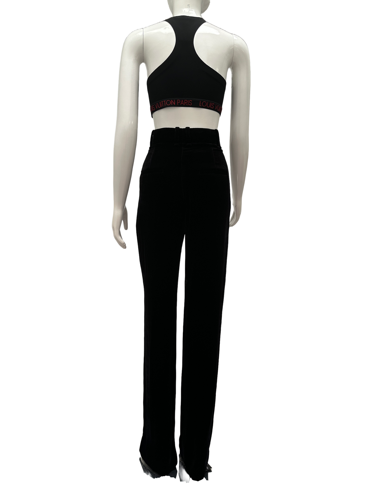 Vince black velvet pants - size 32