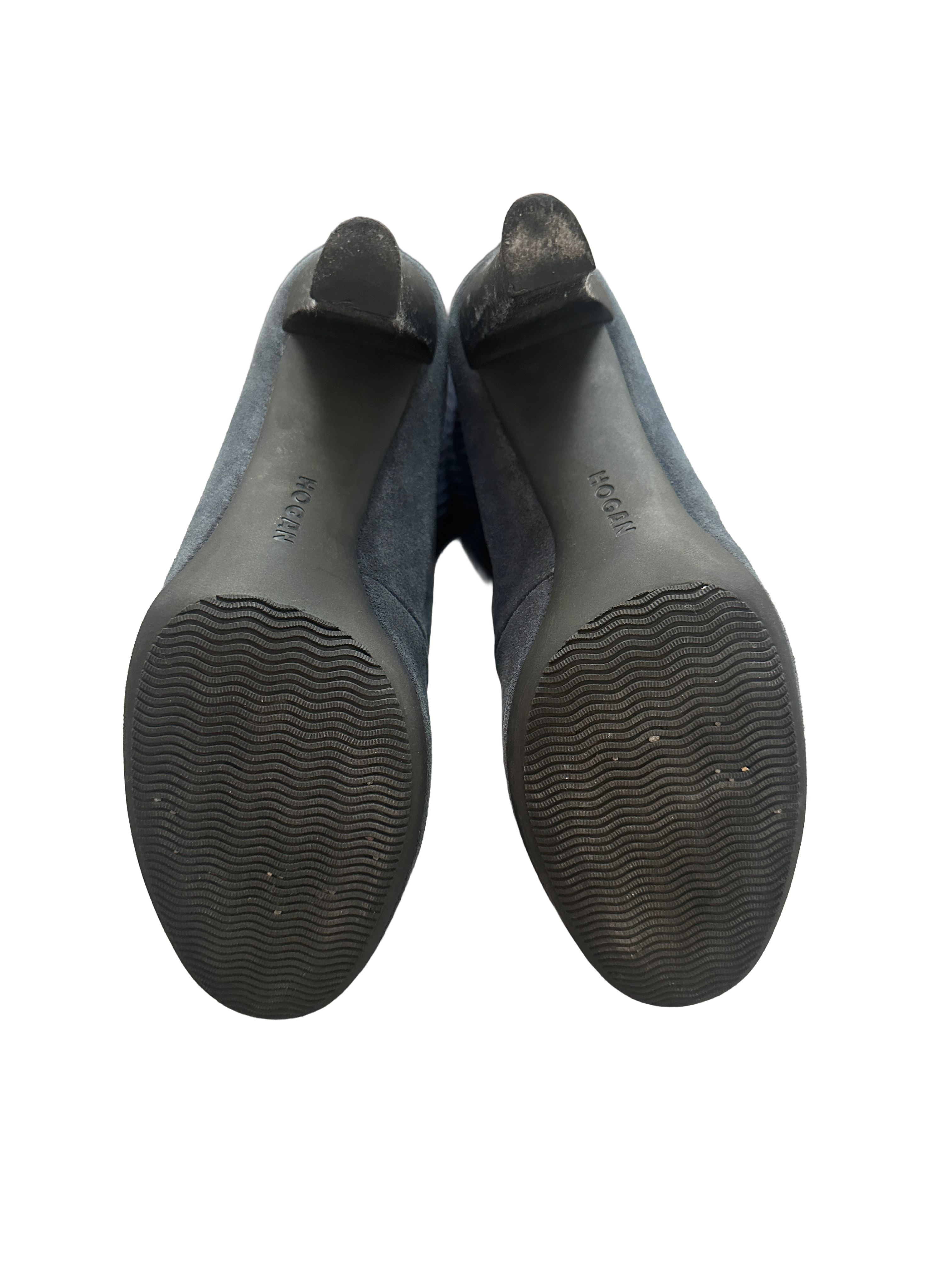 Hogan leather and wool boot - size 39