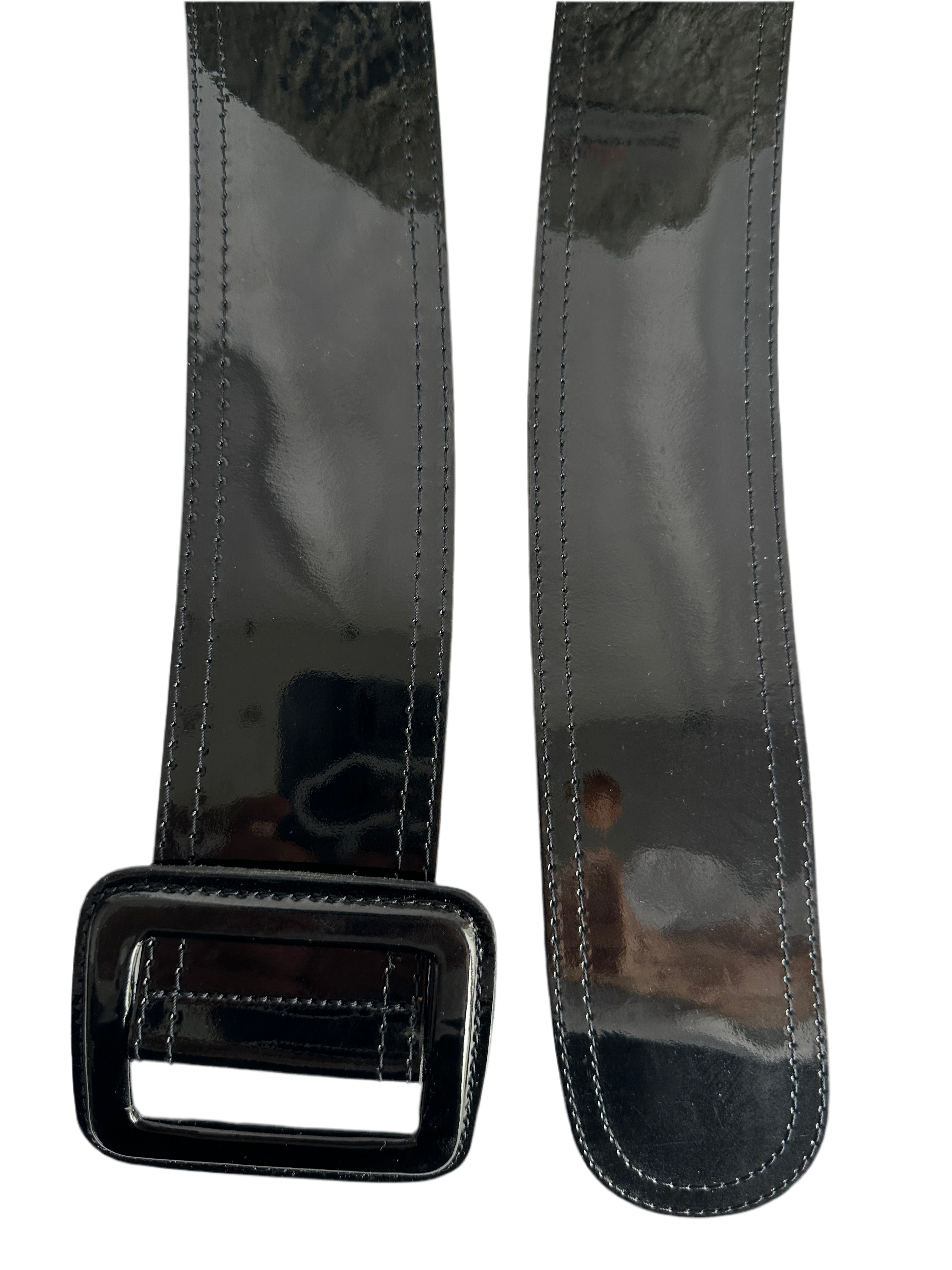 Gerard Darel wide leather waist belt