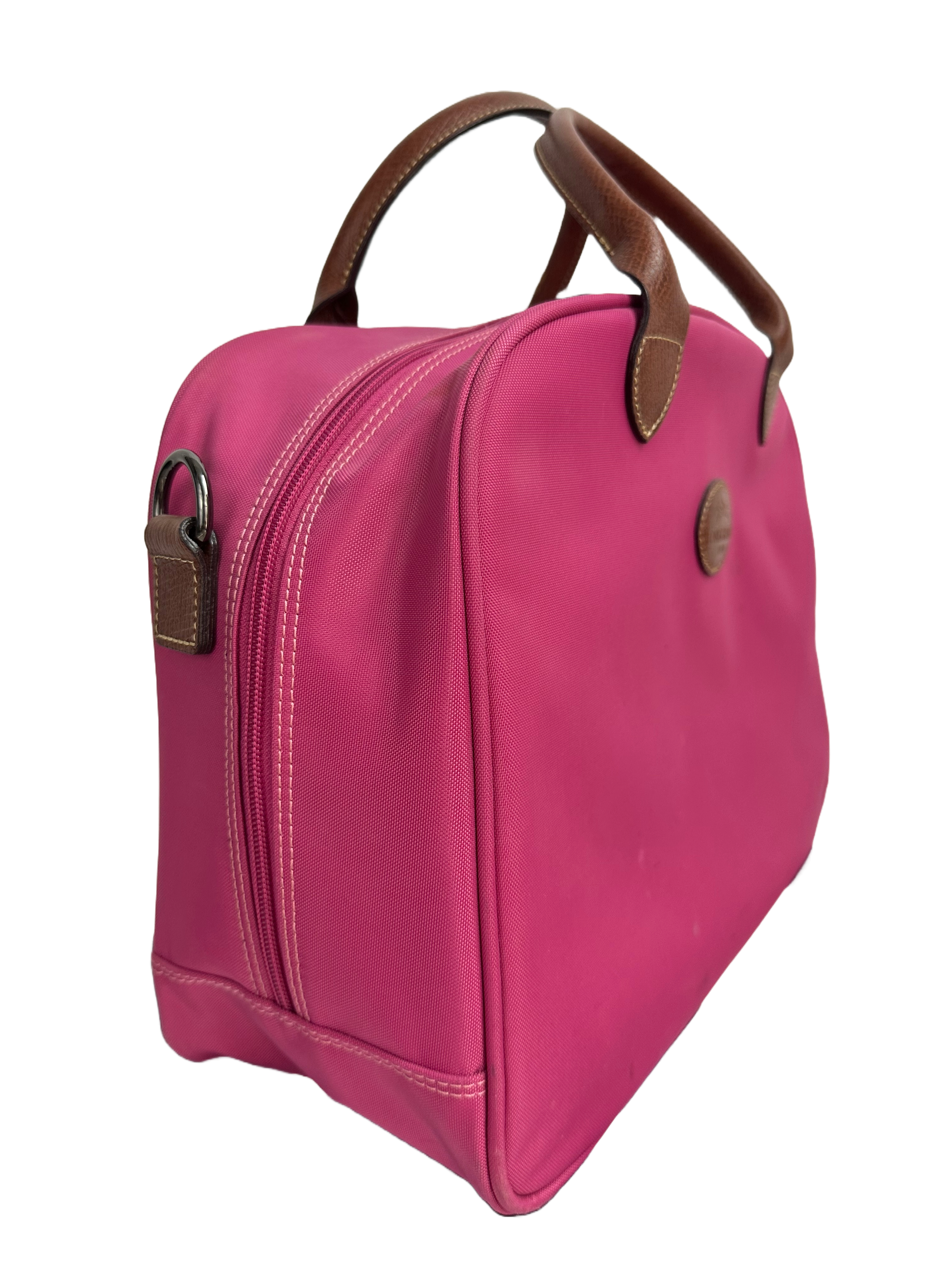 Longchamp Le pliage Tote Bag 1948 Nylon travel Weekenders Duffel Handbag pink