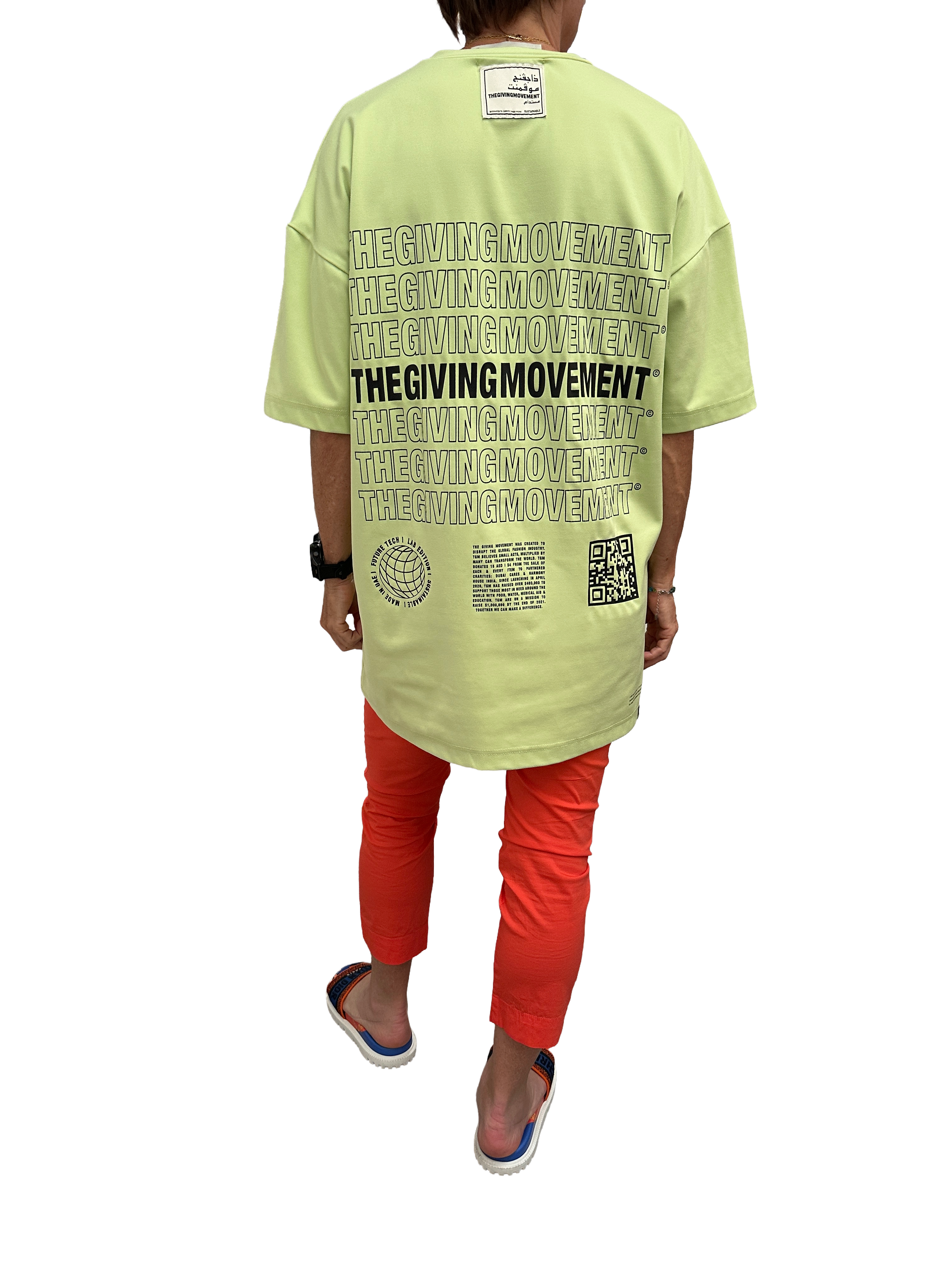 The Giving Movement Softskin 100 street active Oversized t-shirt - size 34