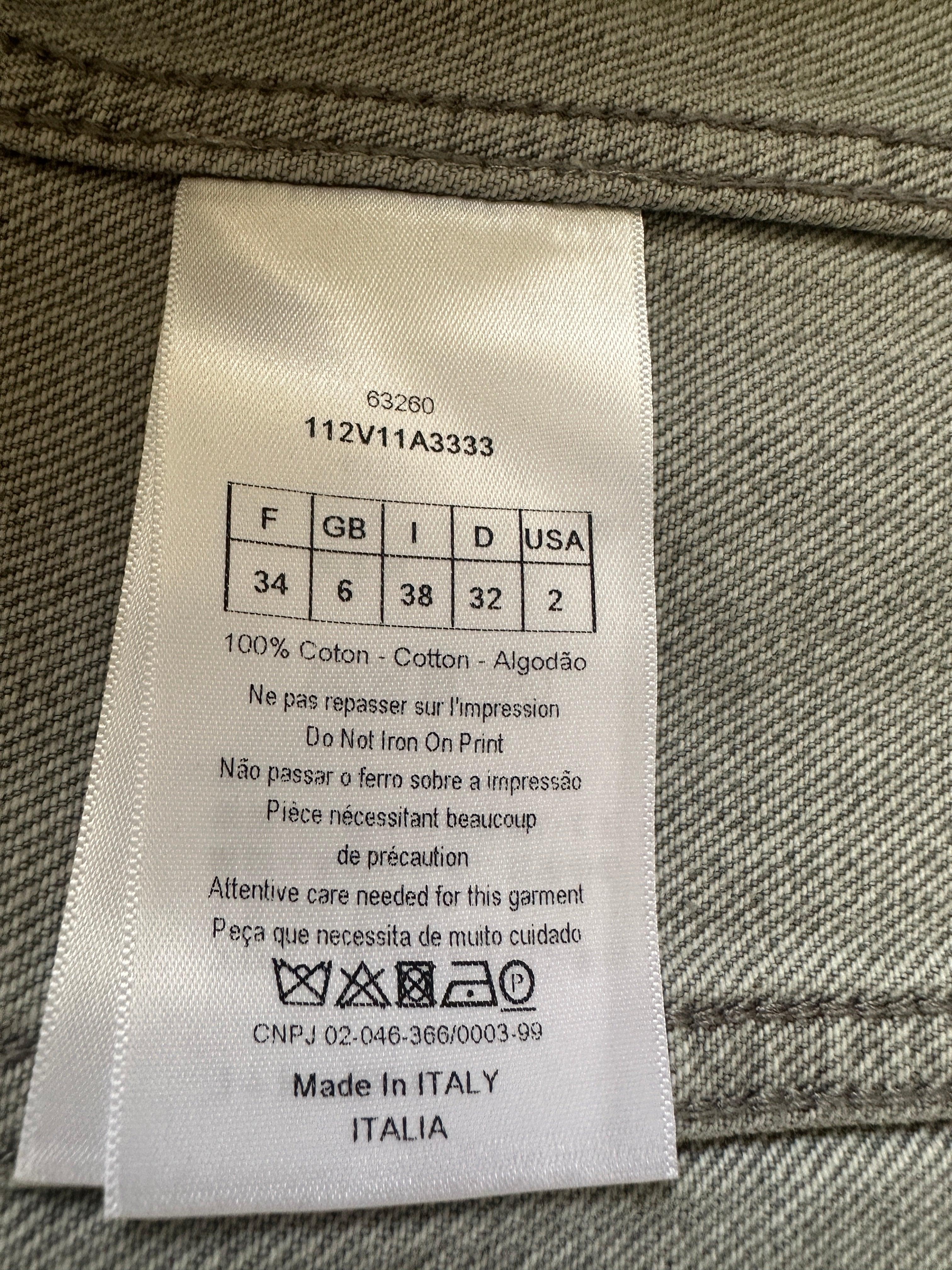 Dior denim grey jacket with zodiac signs in the back - size 34 - Avant Garde DXB