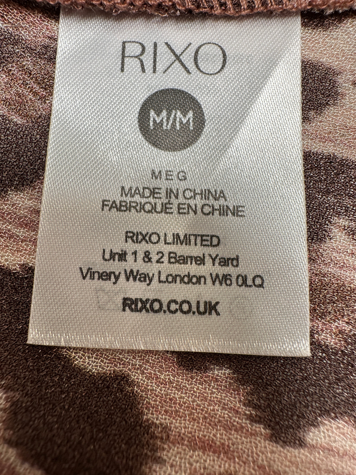 Rixo polka dot and leopard print dress - size 40