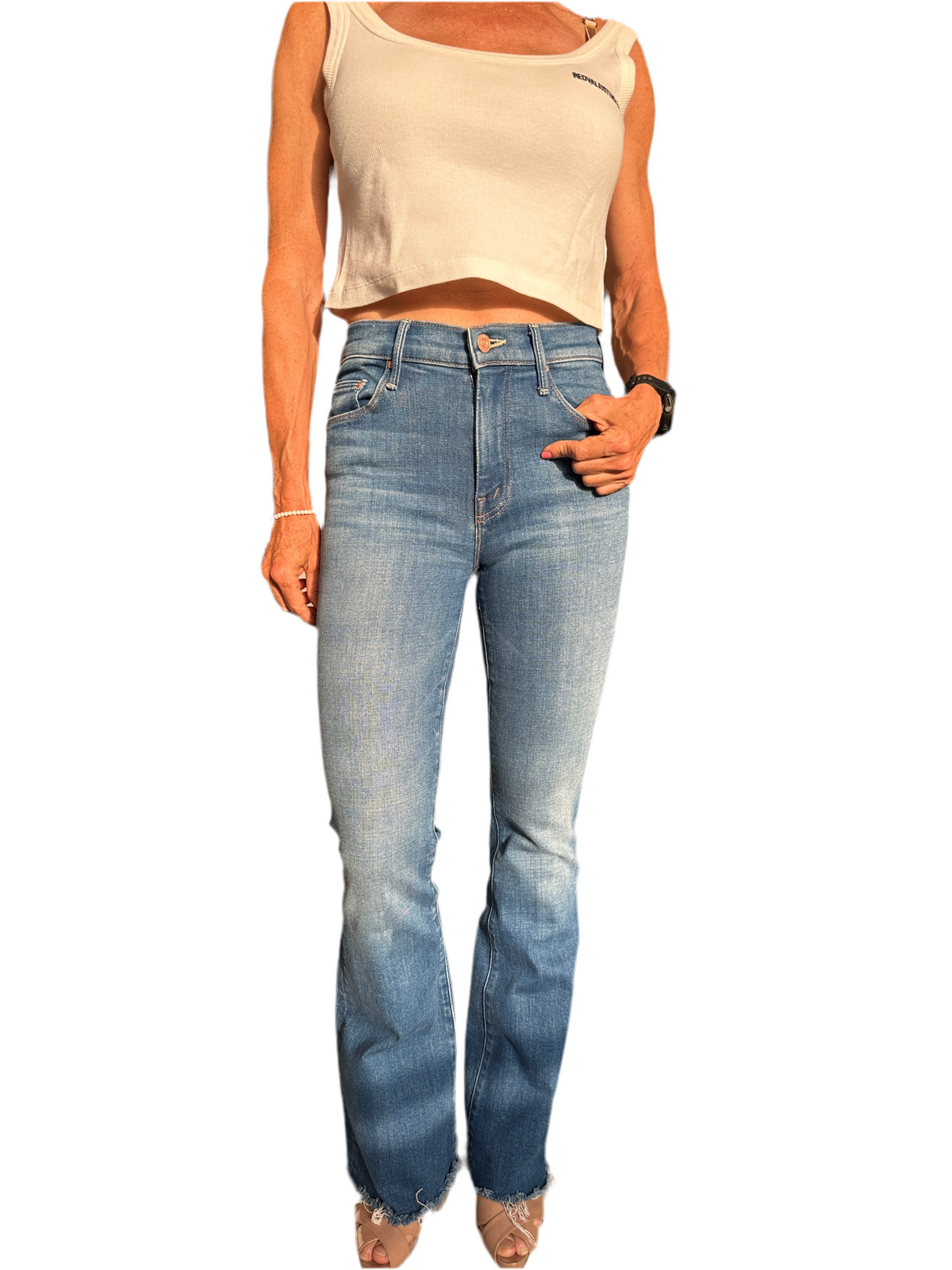 Mother the Weckinder blue Jean Bootcut - size 24