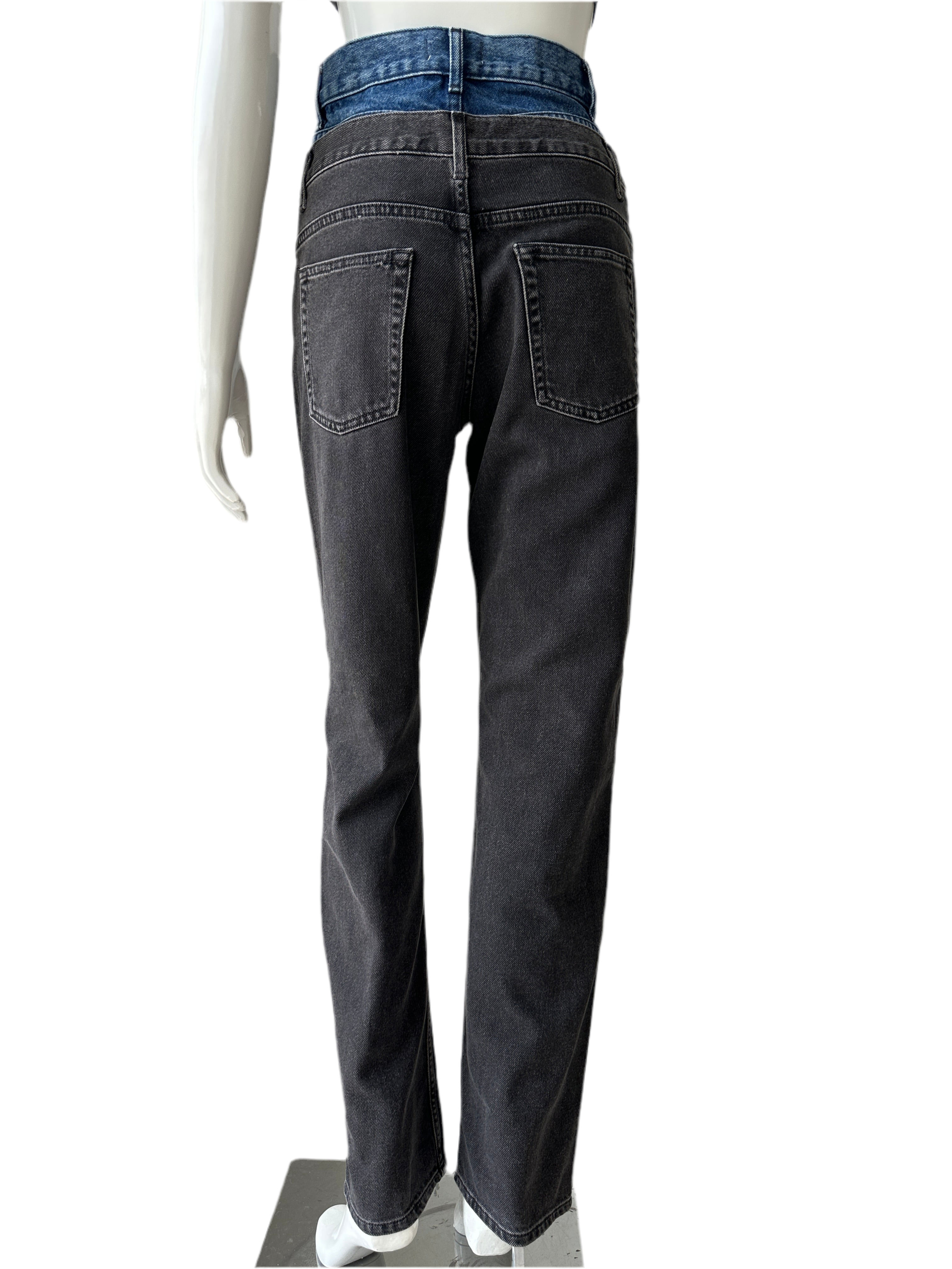 Sandro Black and Blue jean	- size 34