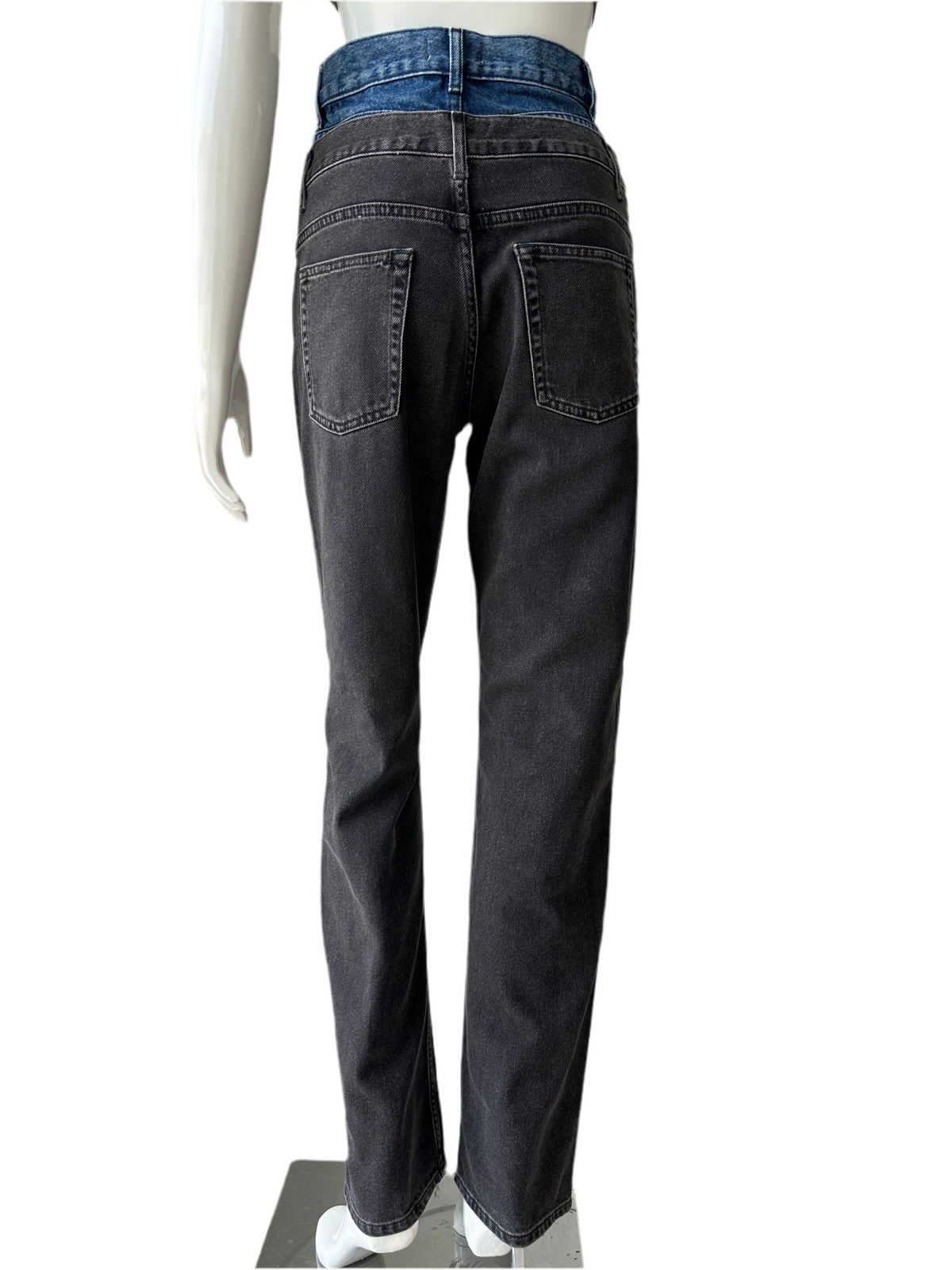 Sandro Black and Blue jean	- size 34