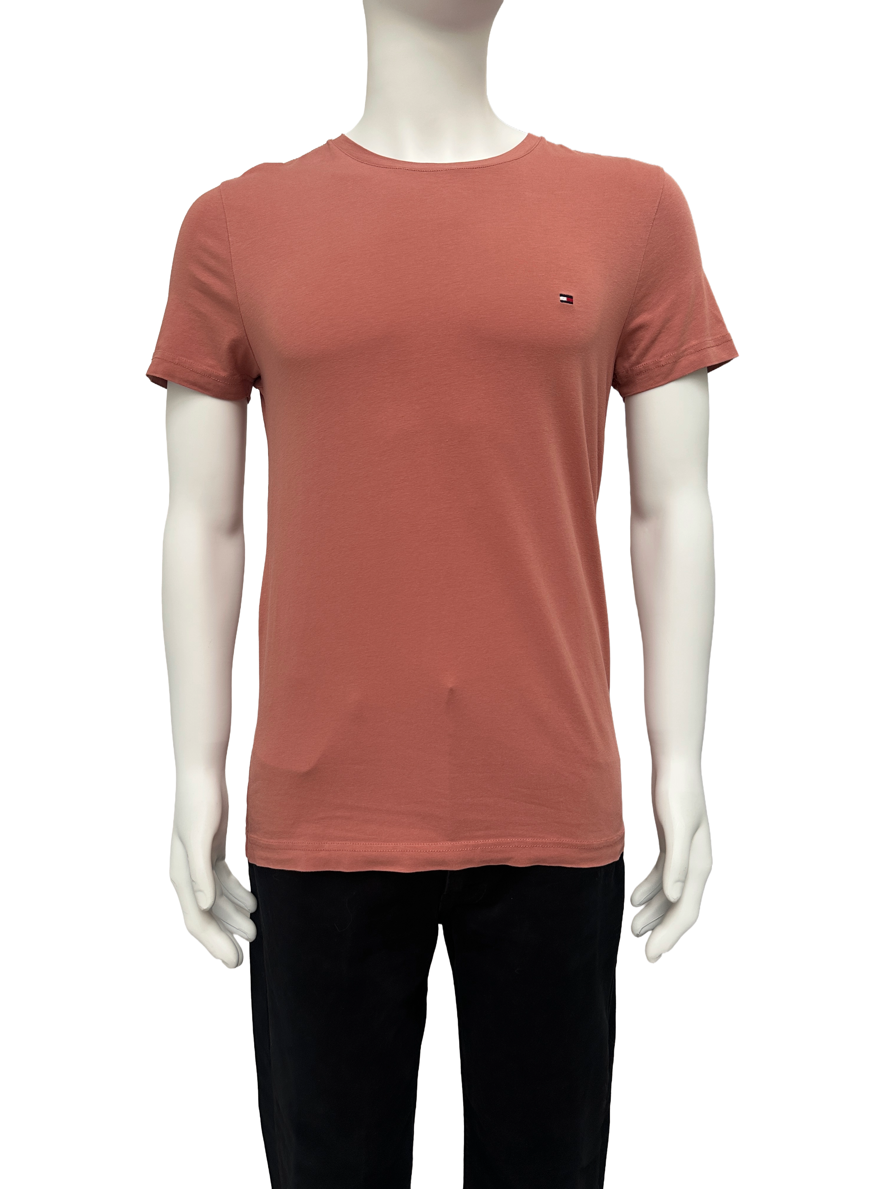 Tommy Hilfiger coral flag logo t-shirt - size M