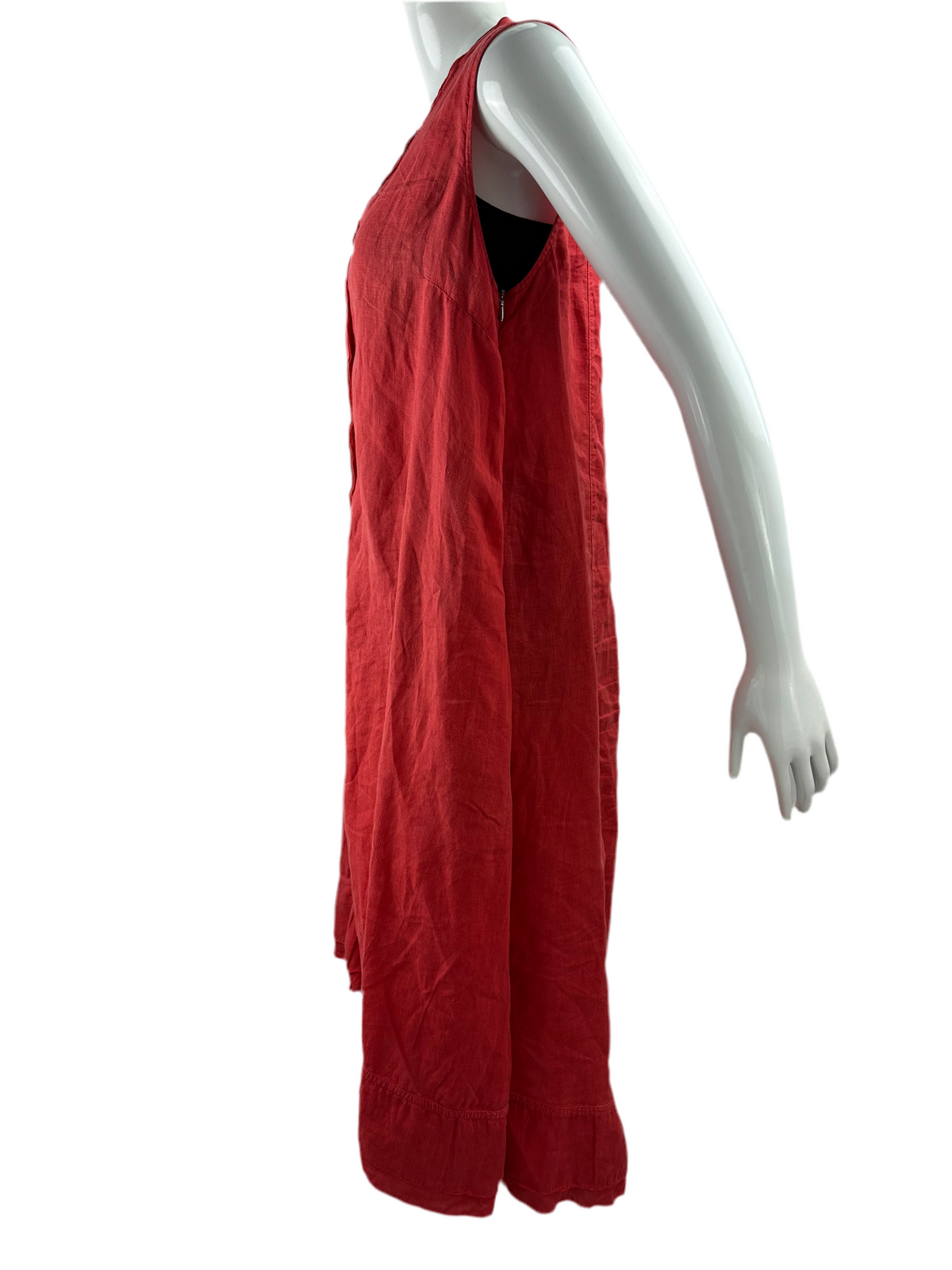 Rosso35 maxi dress linen red - size 46 IT