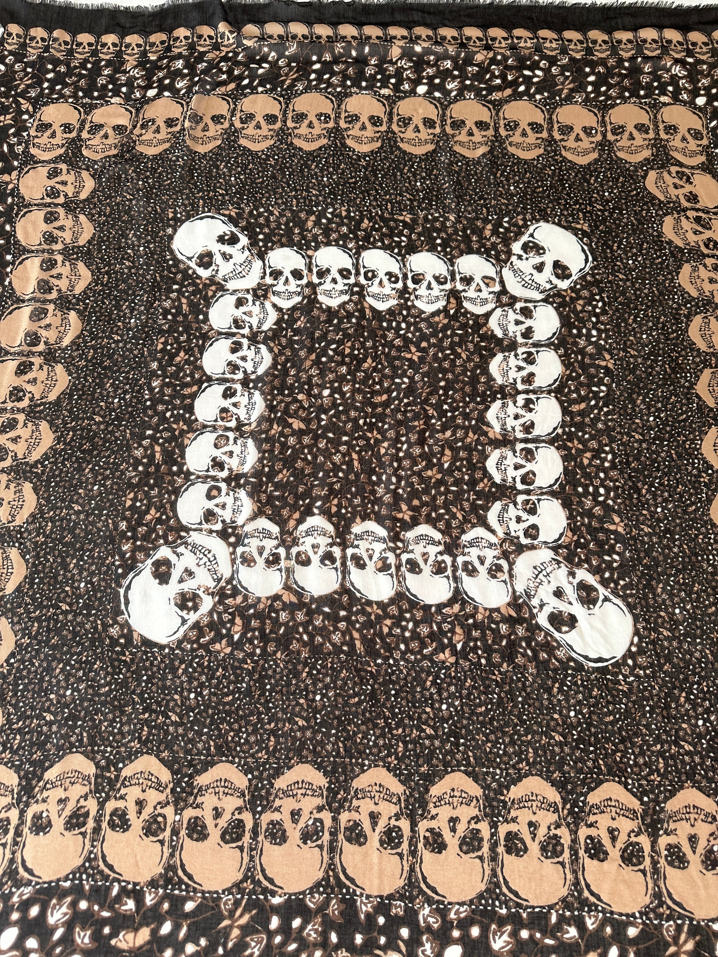 Zadig & Voltaire kerry garden scarf black