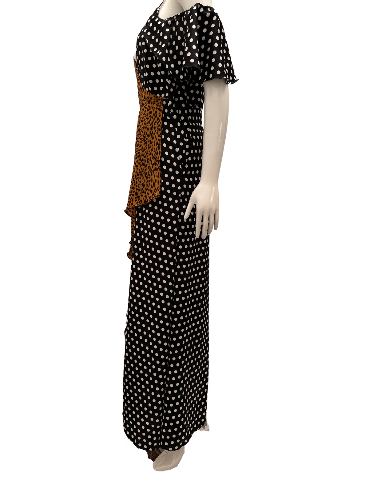 U leopard and polka-dot dress - size 36