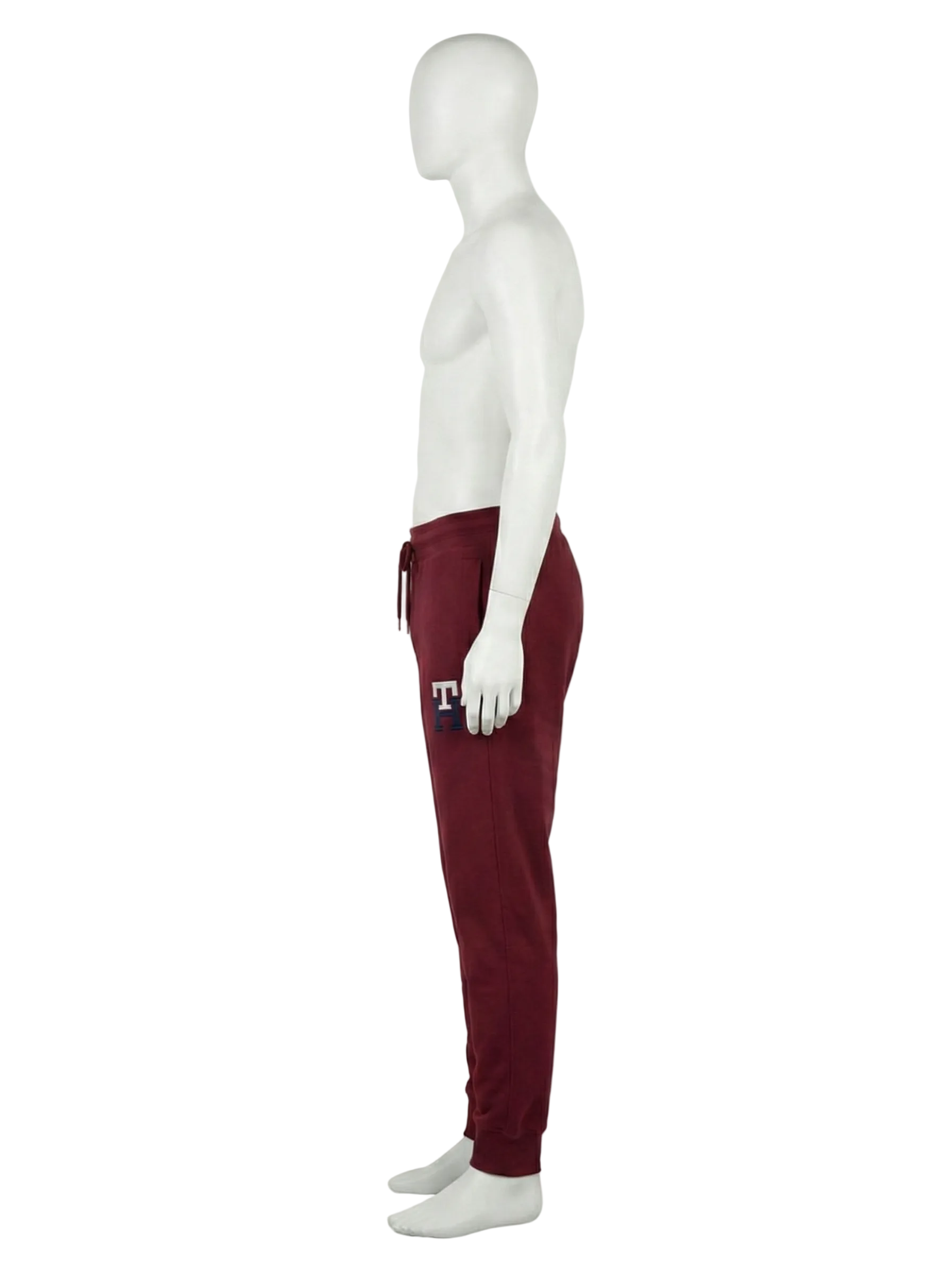Tommy Hilfiger burgundy logo jogger pants - size M