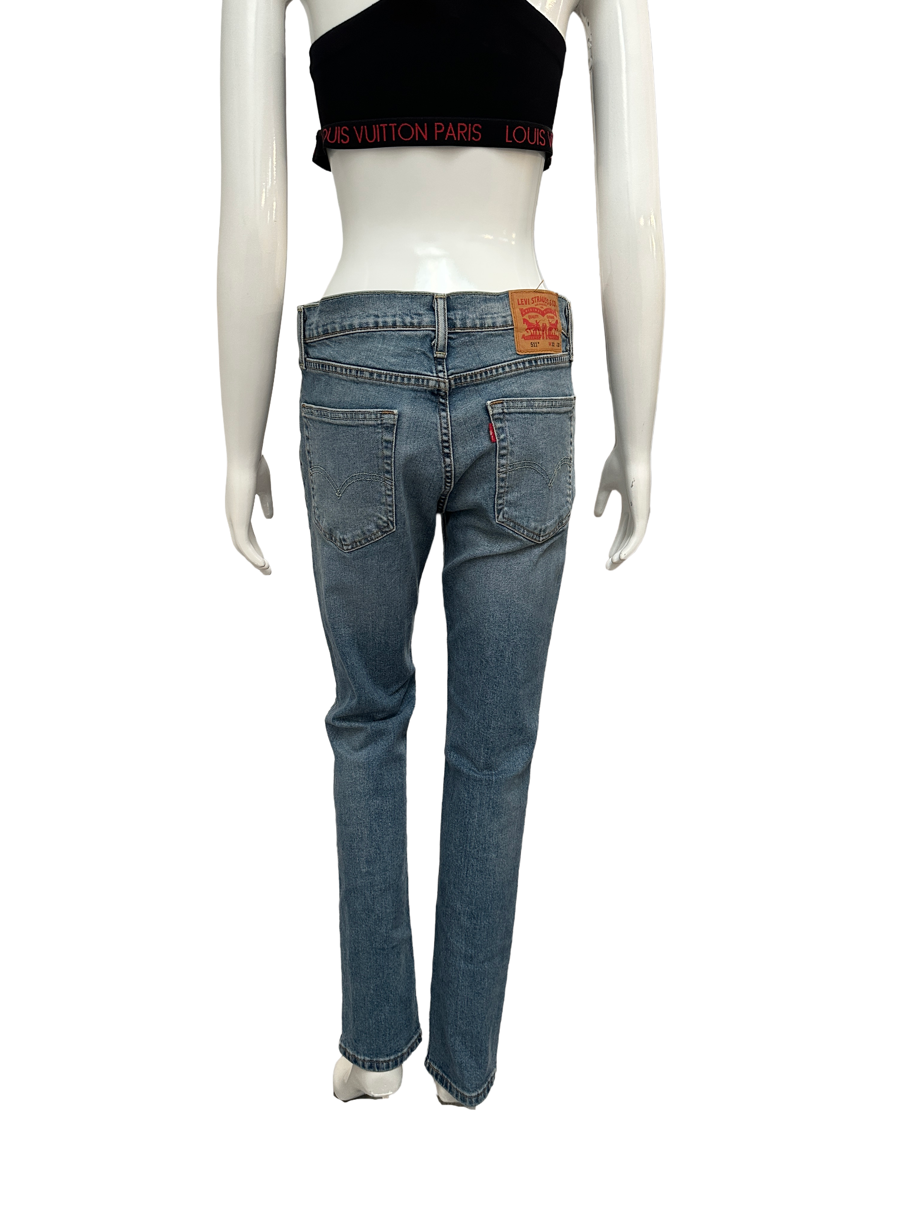 Levi's 511 slim jeans light wash - size W32 L32