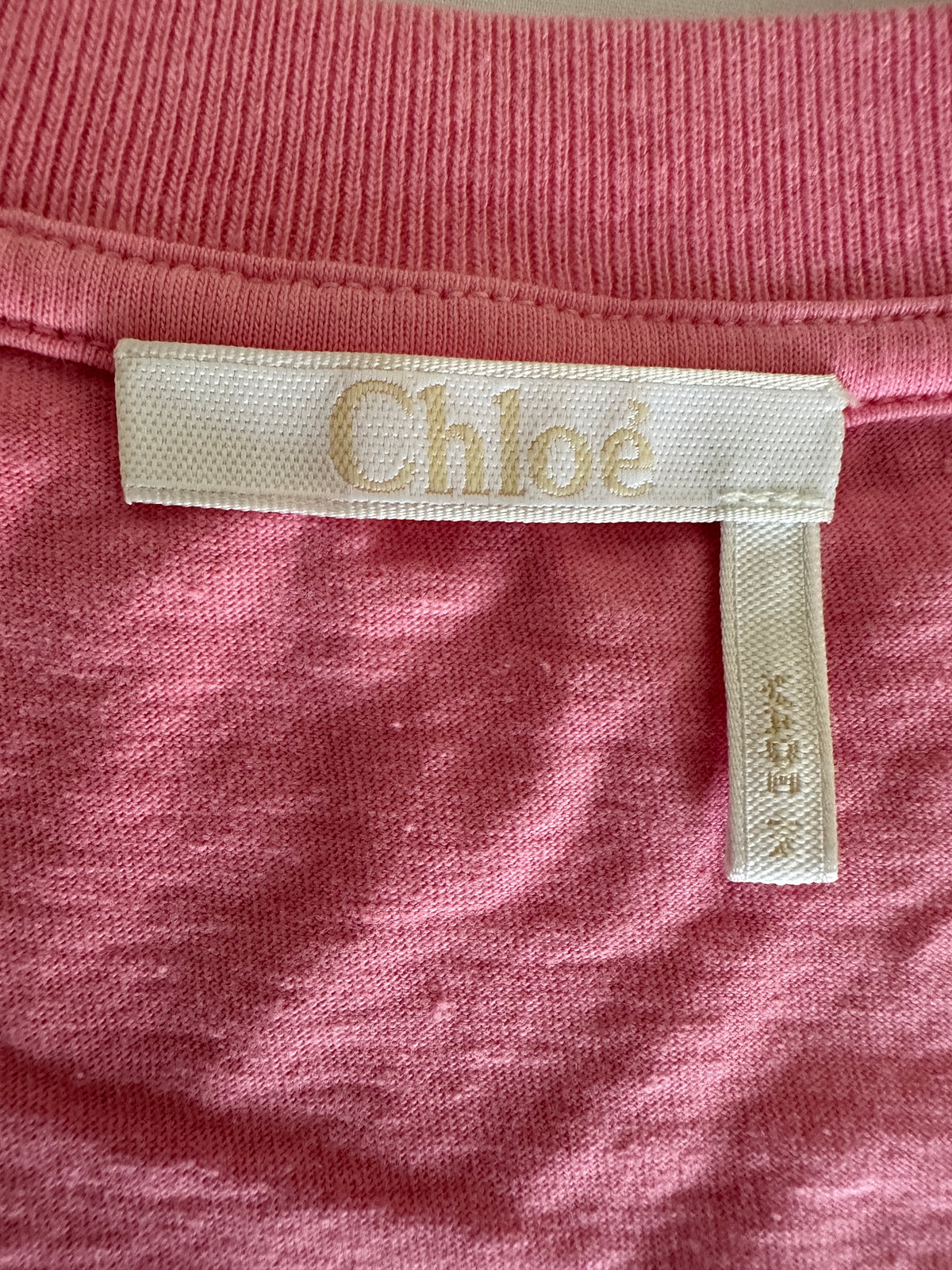 Chloé three-colour tee shirt - size 34