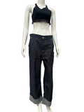 Sofie D'Hoore dark denim wide pants - size 36