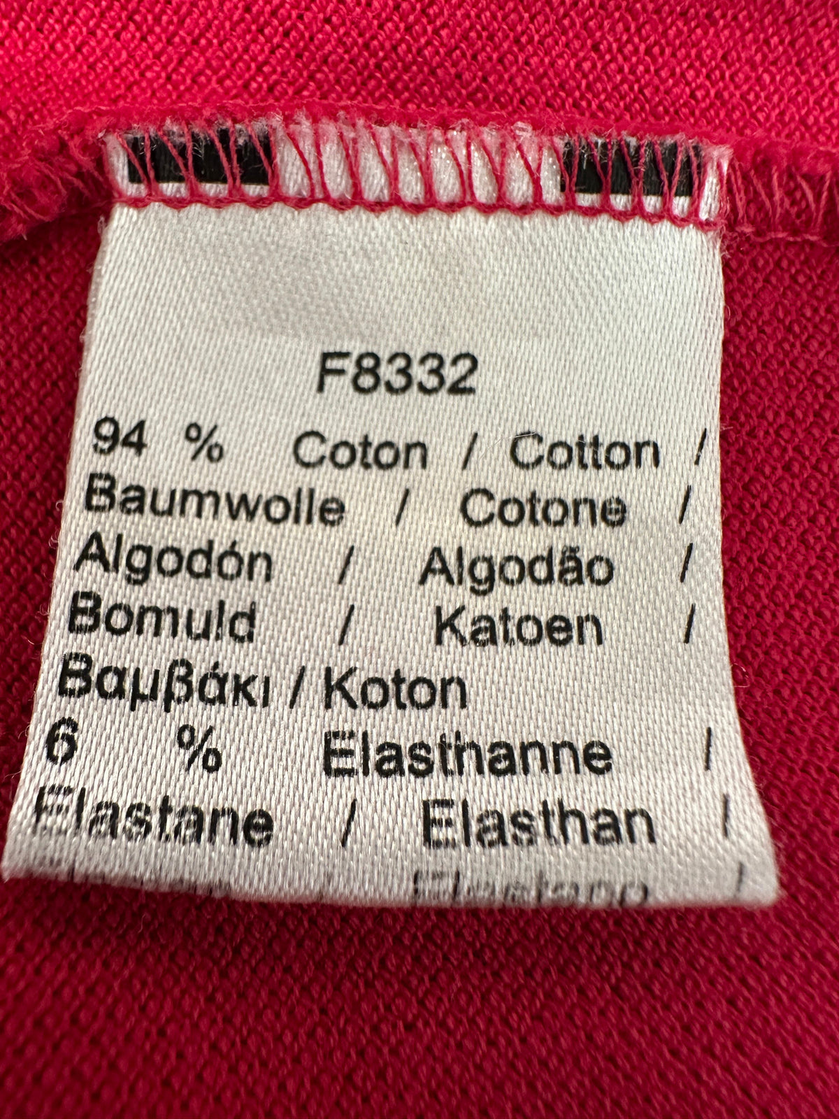 Lacoste red polo dress - size 36