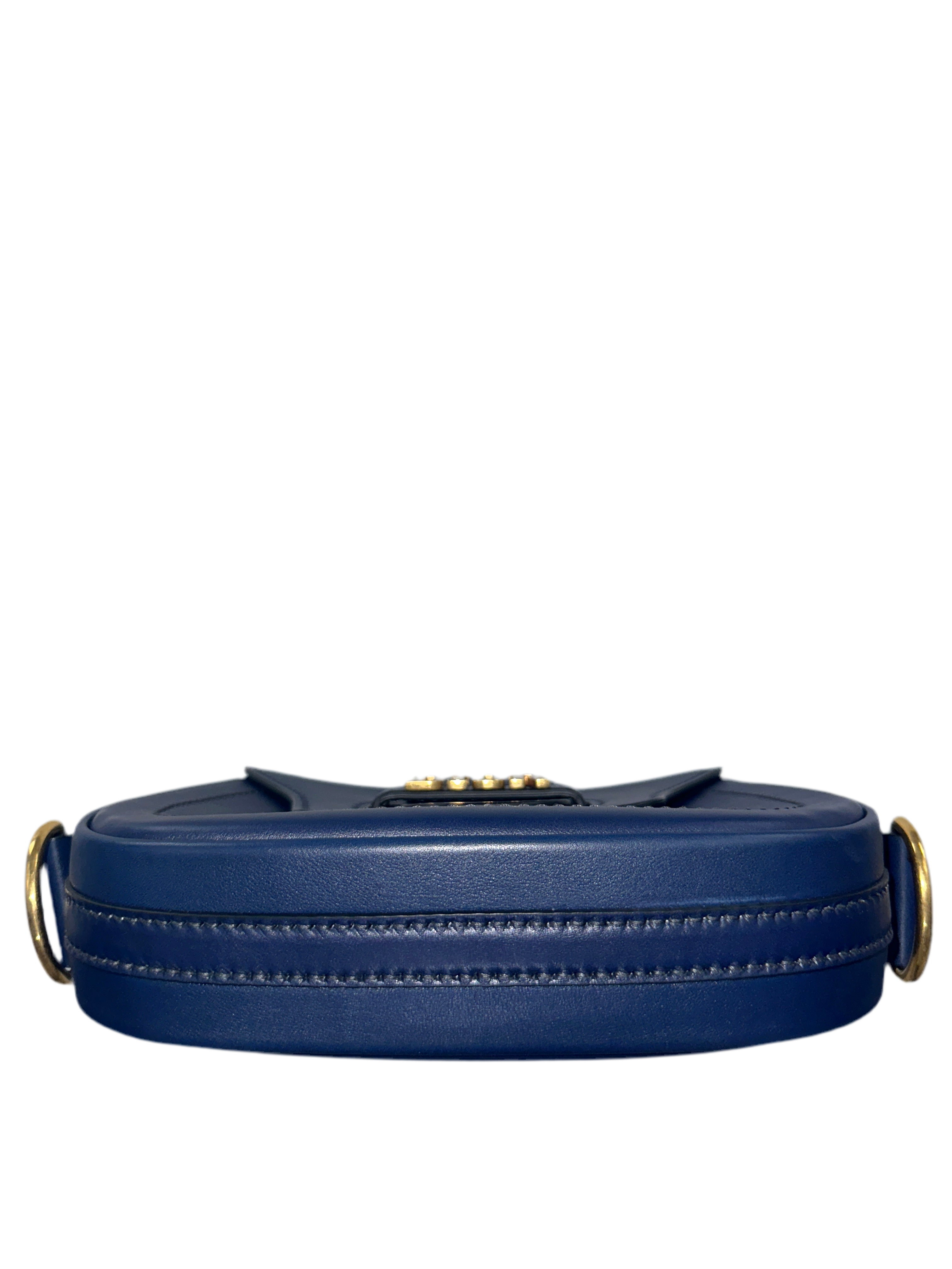 Dior blue leather D-Fence crossbody bag