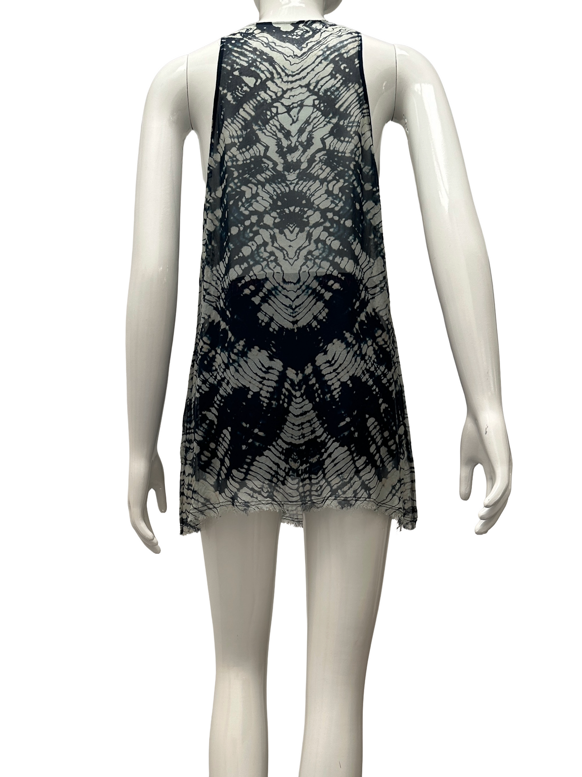 Raquel Allegra grey and blue tank top- size 36