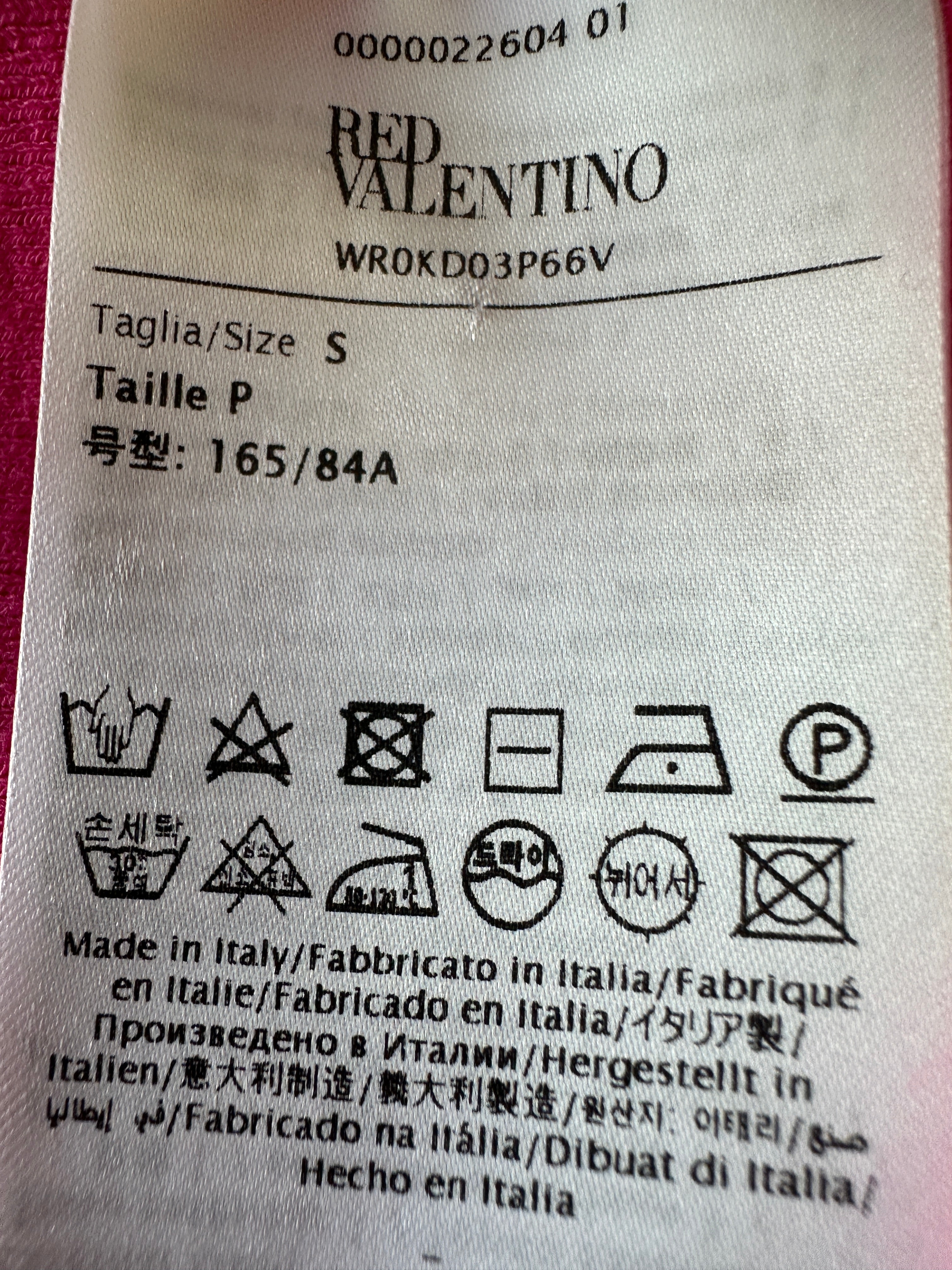 Red Valentino pink dress with wool stockings - size 36