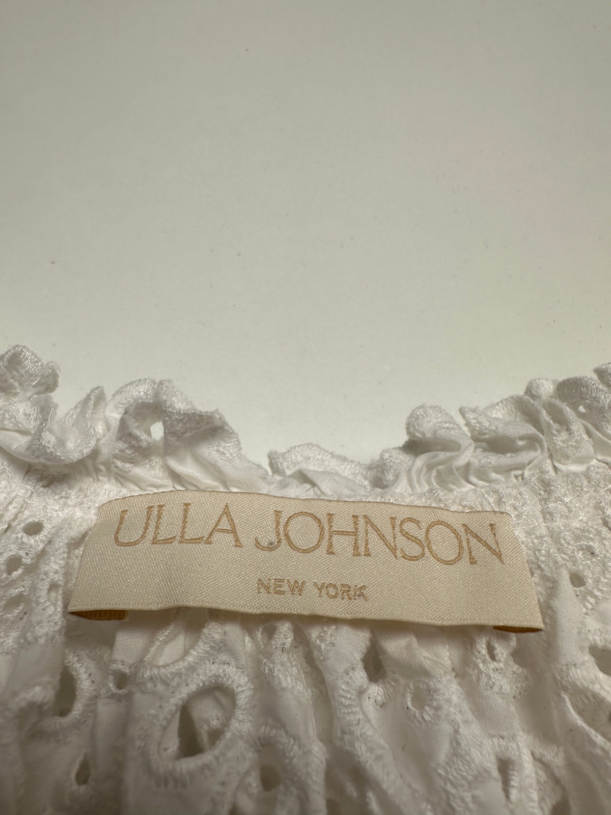 Ulla Johnson white lace blouse - size 40