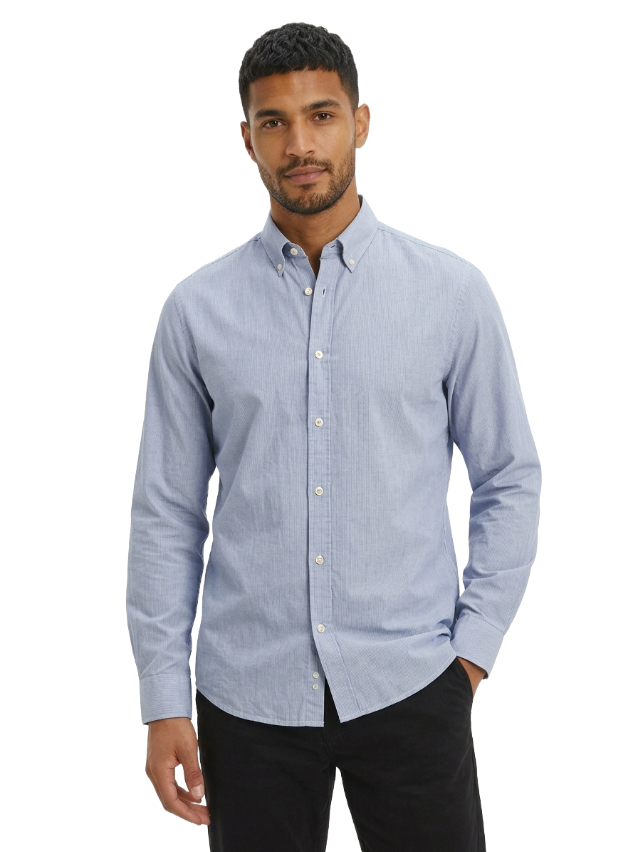 Tommy Hilfiger light blue button-down cotton shirt - size XXL