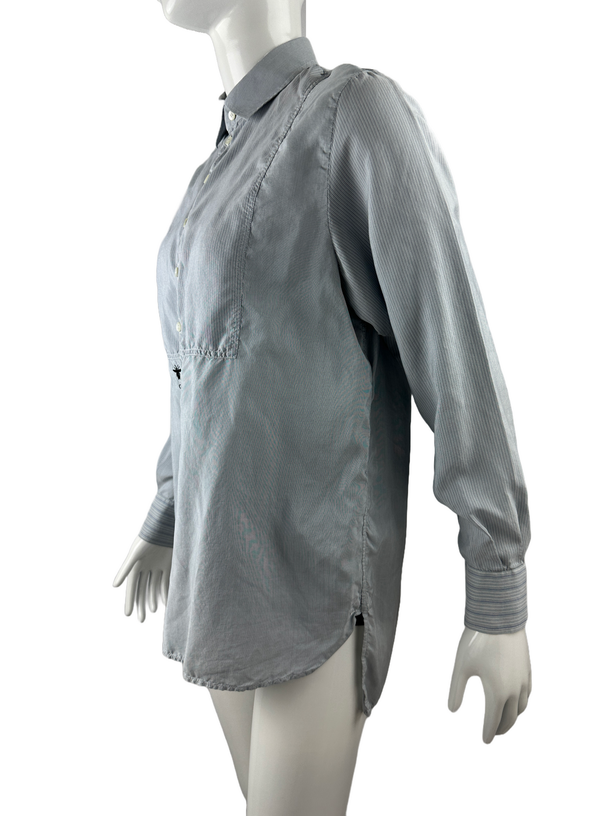 Christian dior silk shirt - size 34 FR