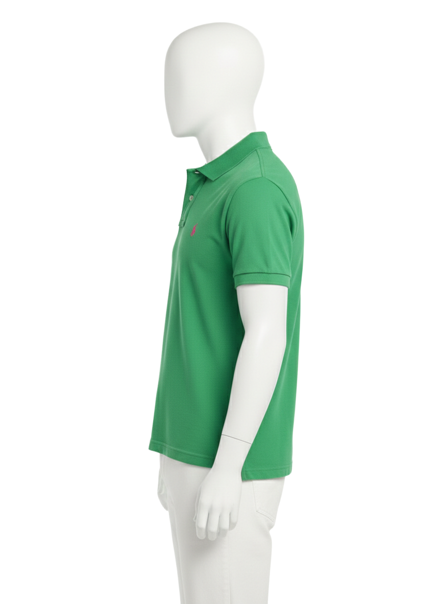 Polo Ralph Lauren green custom fit polo shirt - size M