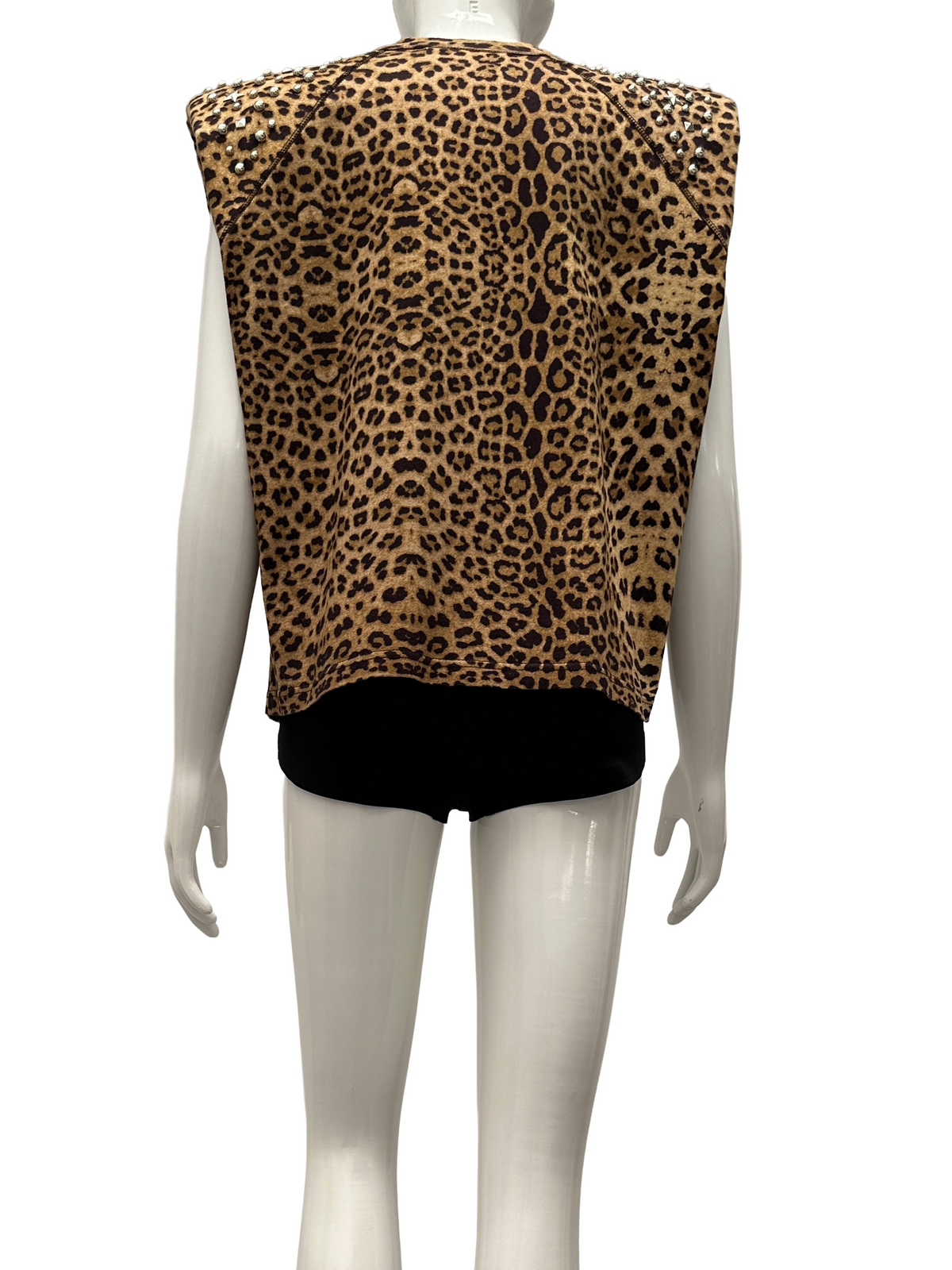 Laurence Bras leopard sleeveless top - size 38